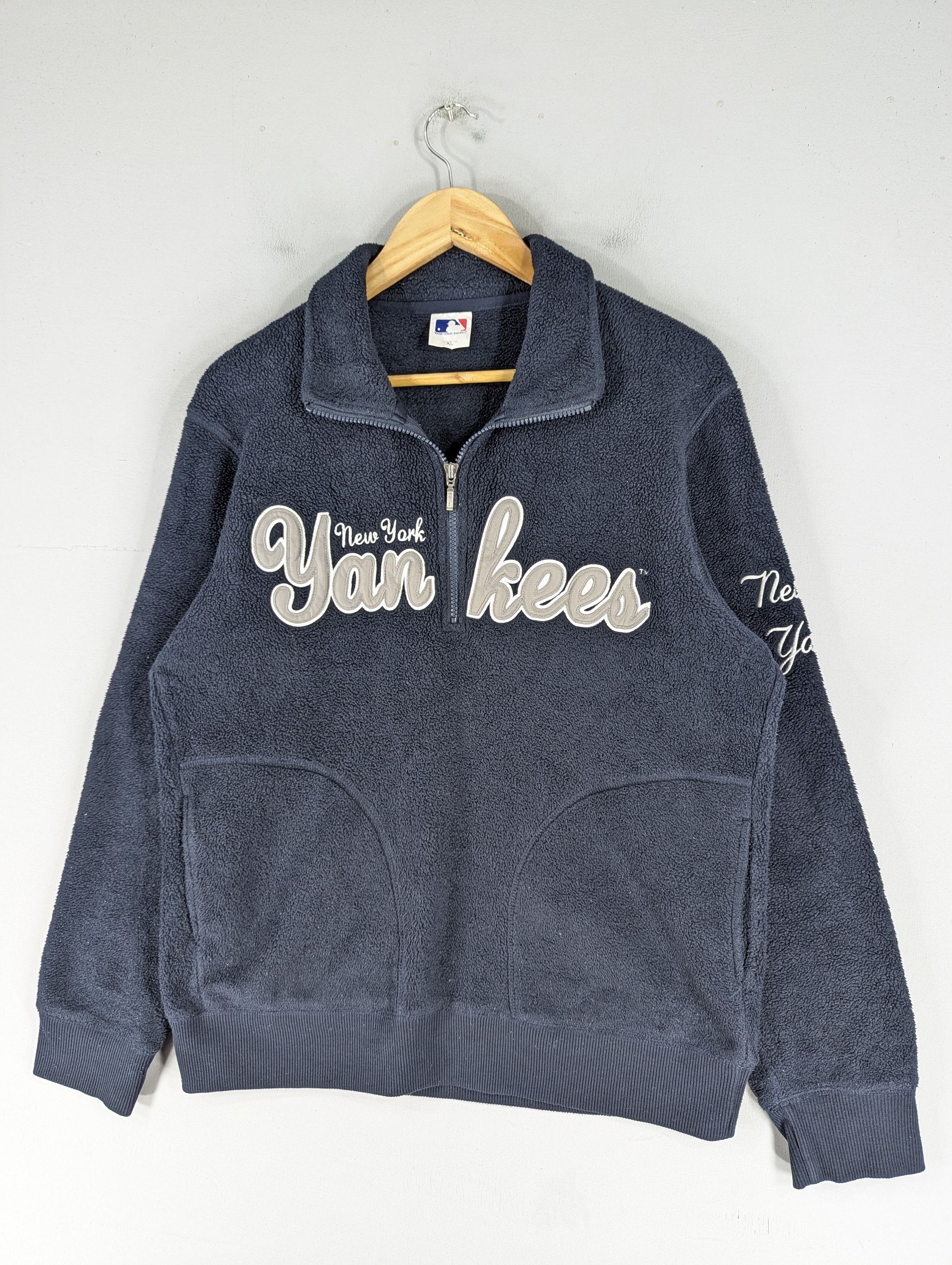 MLB × New York Yankees × Uniqlo MLB New York Yankees X Uniqlo Halfzip Fleece Jacket Size US L / EU 52-54 / 3 - 2 Thumbnail