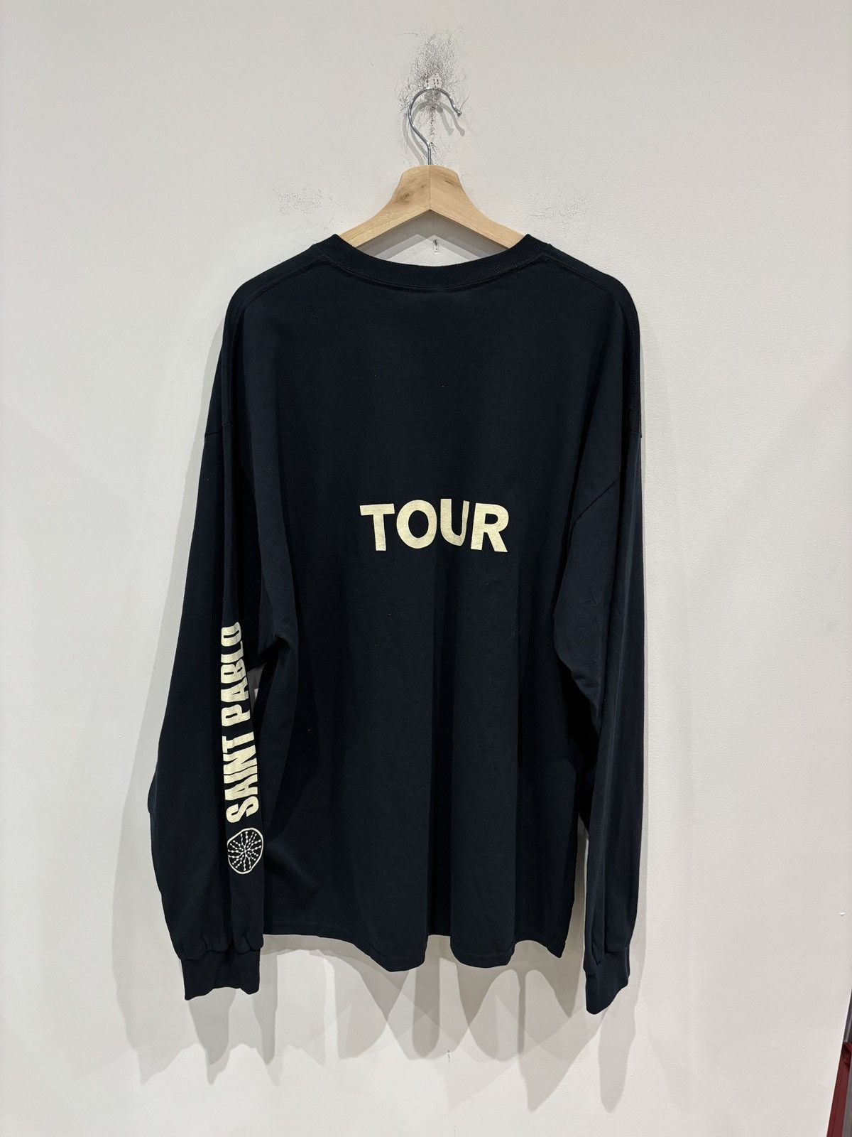 Kanye West Kanye West Saint Pablo Tour Merch Long Sleeve Tee Black Size US XXL / EU 58 / 5 - 4 Thumbnail