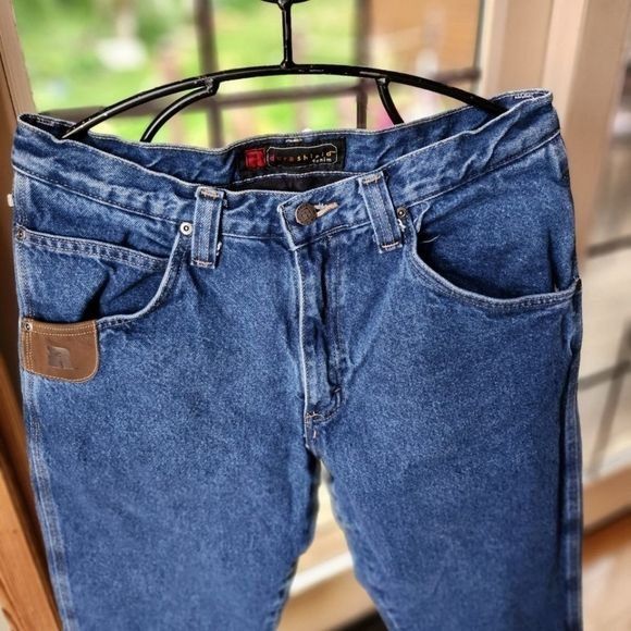 Wrangler Riggs Wrangler Durashield Denim Insulated Sz. 33x32 Blue Jea Size US 33 - 2 Thumbnail