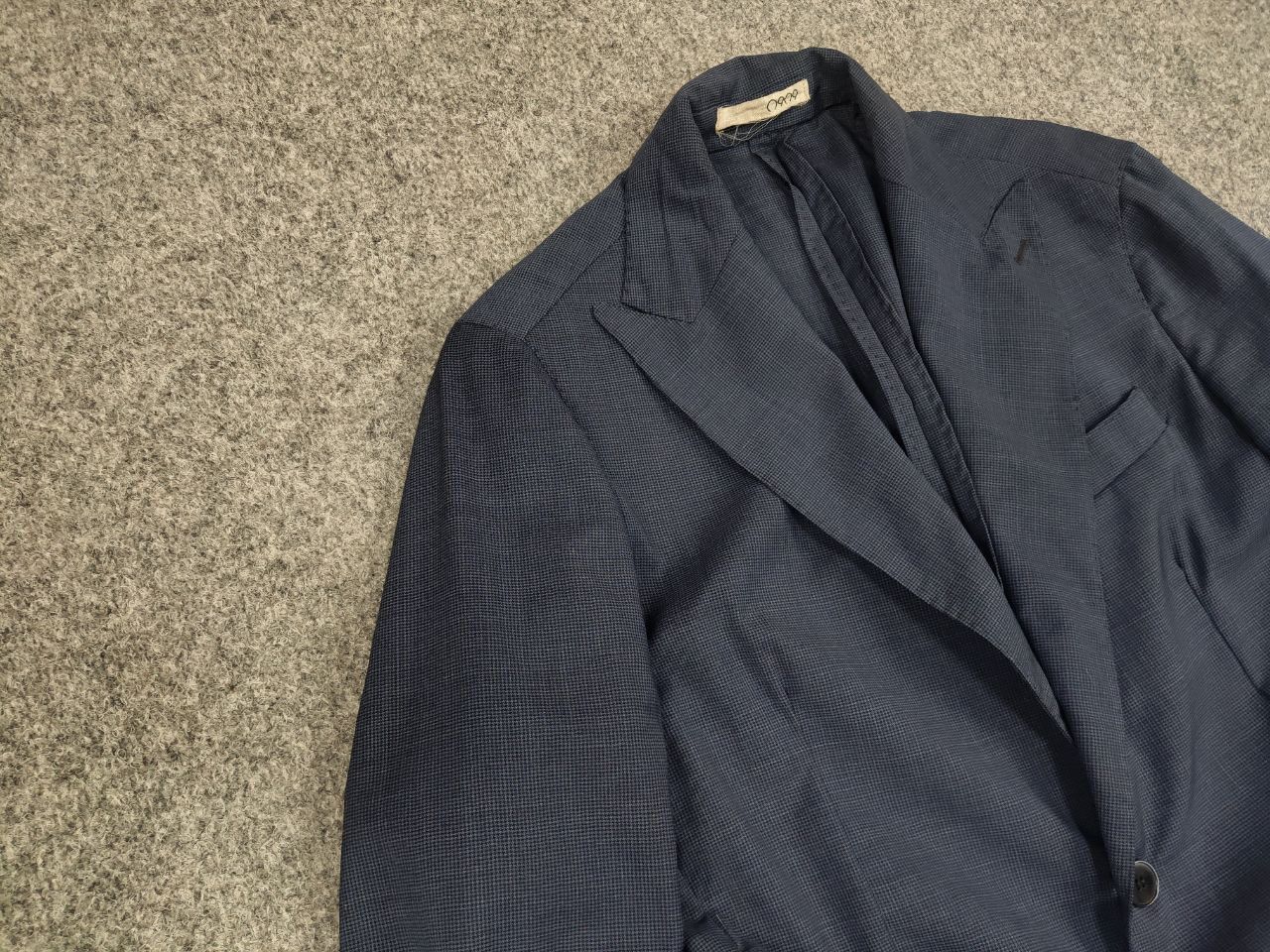 Japanese Brand 0909 Fatto in Italy Design Classic Suit Blazer Jacket Pants Size 46R - 6 Thumbnail