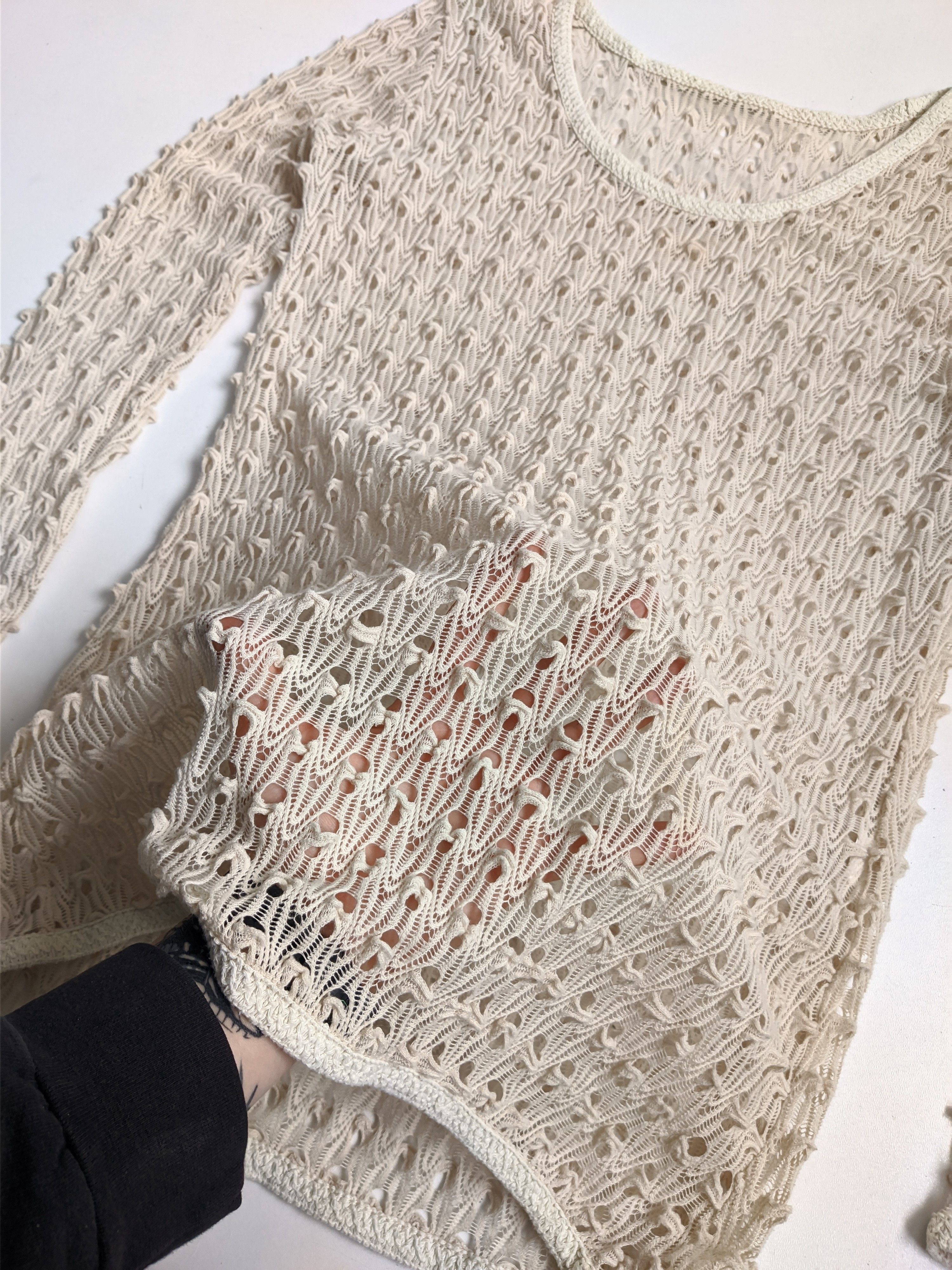 Hysteric Glamour Vintage mesh long sleeve y2k japanese Size M / US 6-8 / IT 42-44 - 4 Thumbnail