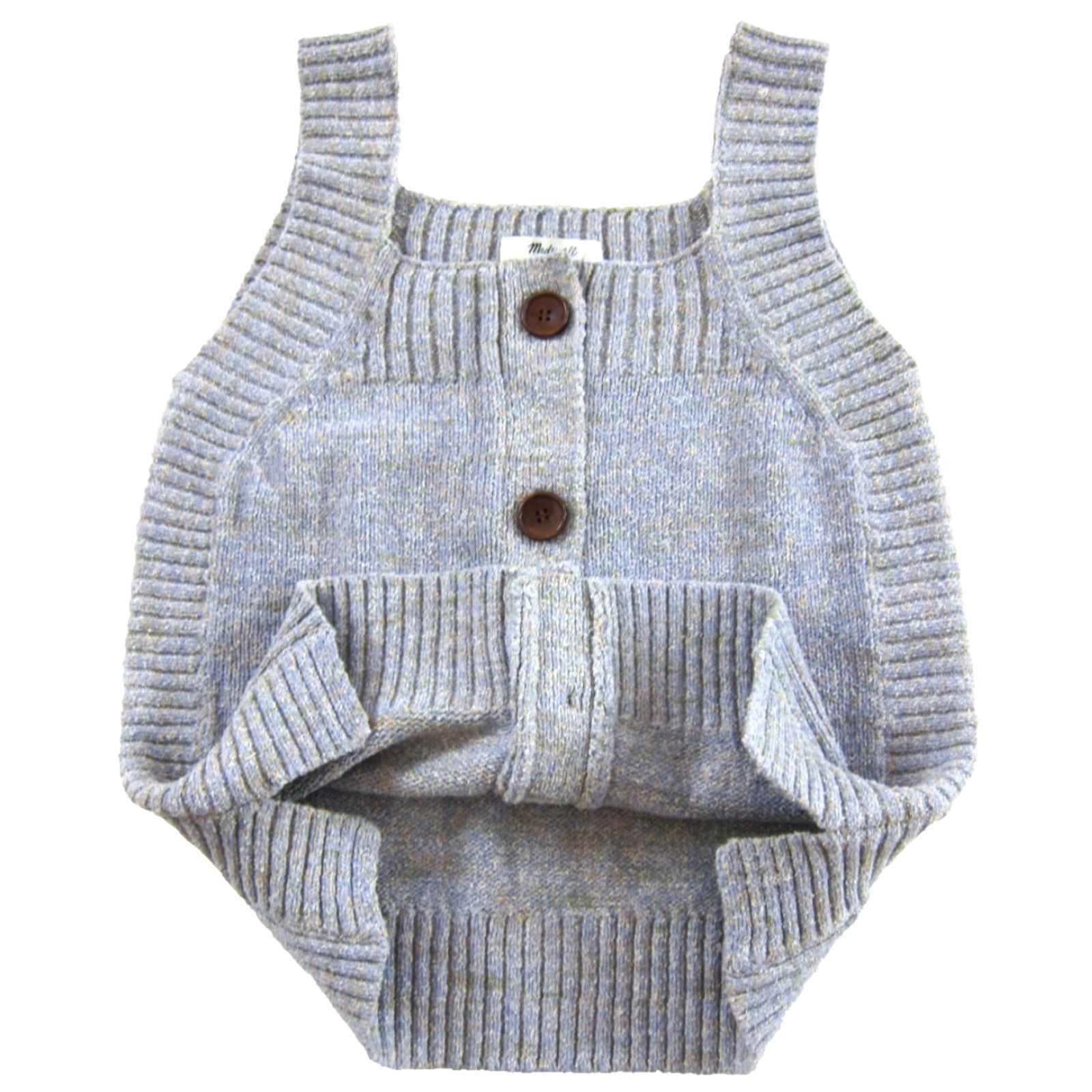 Madewell NWT Madewell Purple Knit Button Down Cropped Tank Sweater Women XXS Size XXS / US 00 / IT 34 - 4 Thumbnail