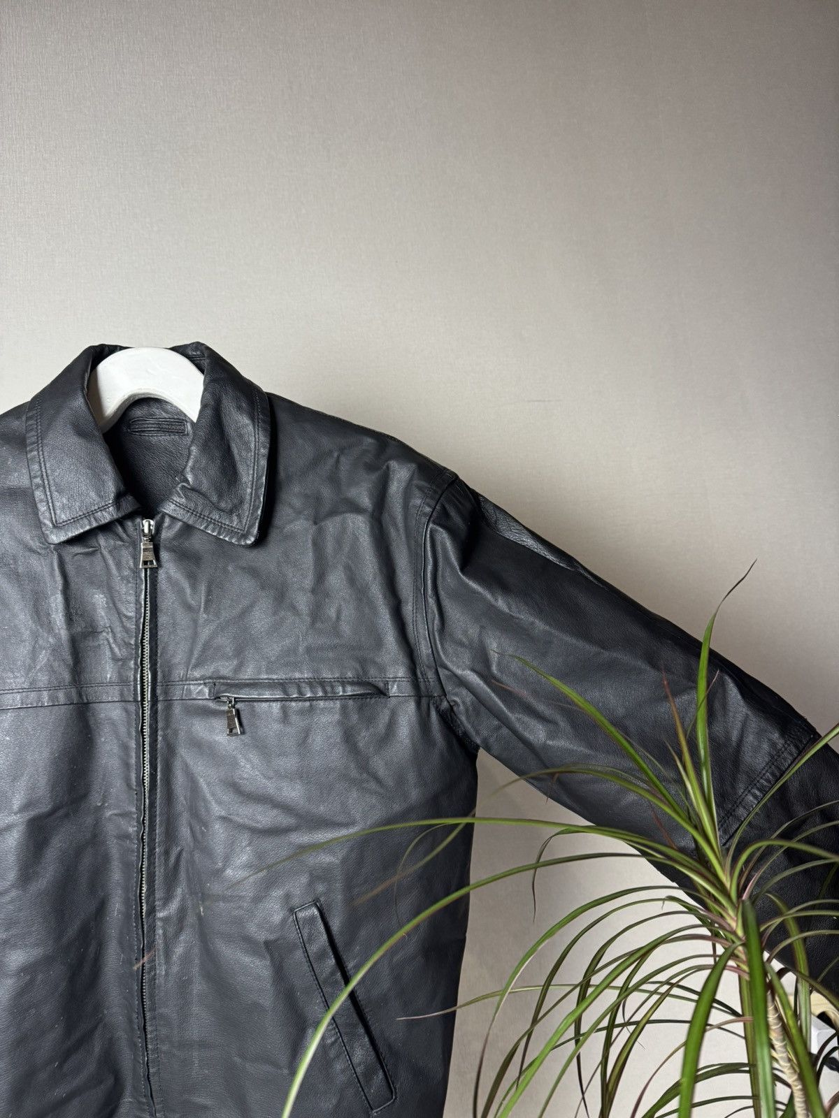 Genuine Leather Y2K Vintage Oversized Detroit Leather Jacket ysl gucci prada Size US M / EU 48-50 / 2 - 3 Thumbnail