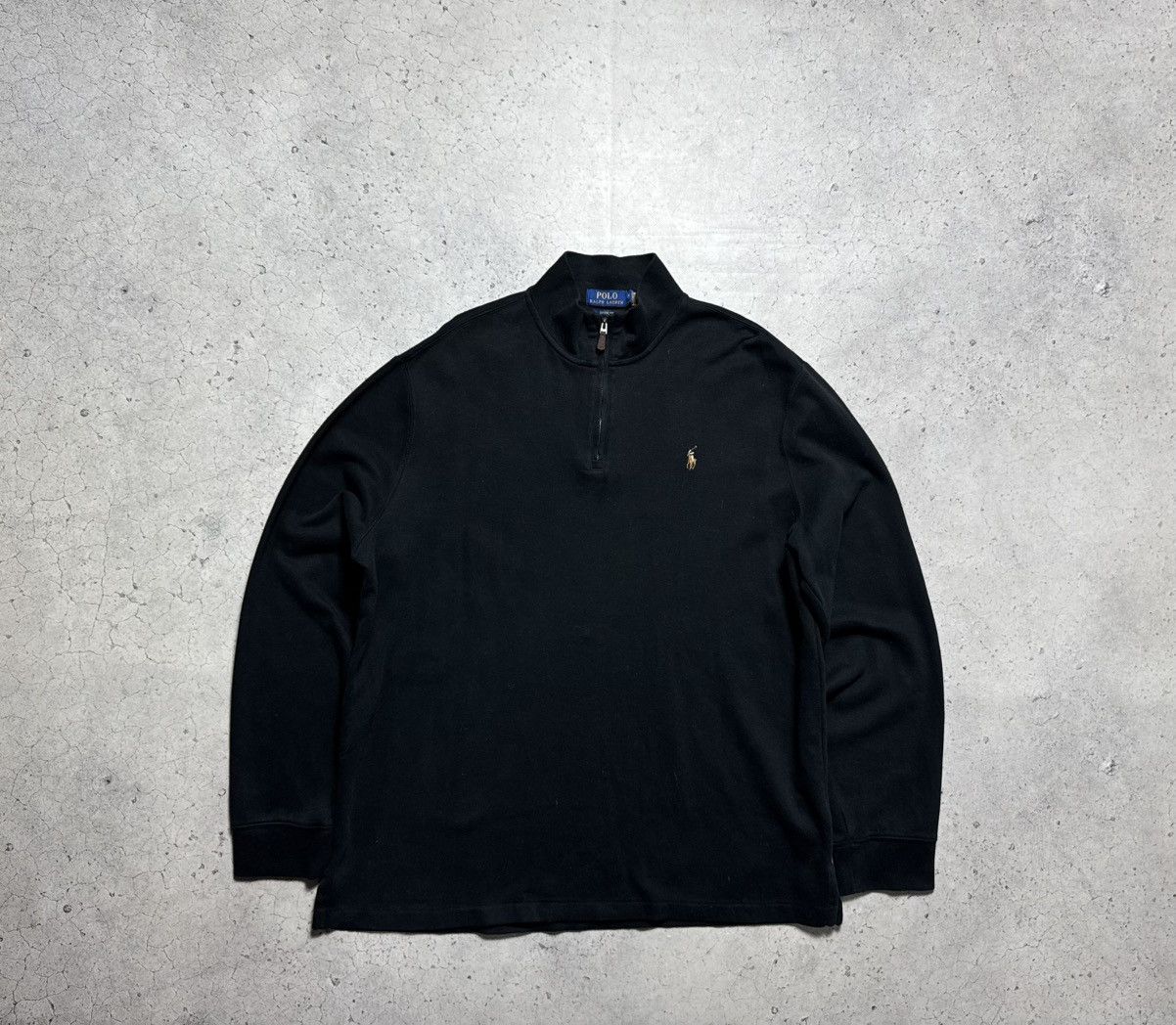 Polo Ralph Lauren Polo Ralph Lauren 1/4 Zip Sweatshirt Black Size XL Size US XL / EU 56 / 4 - 1 Thumbnail