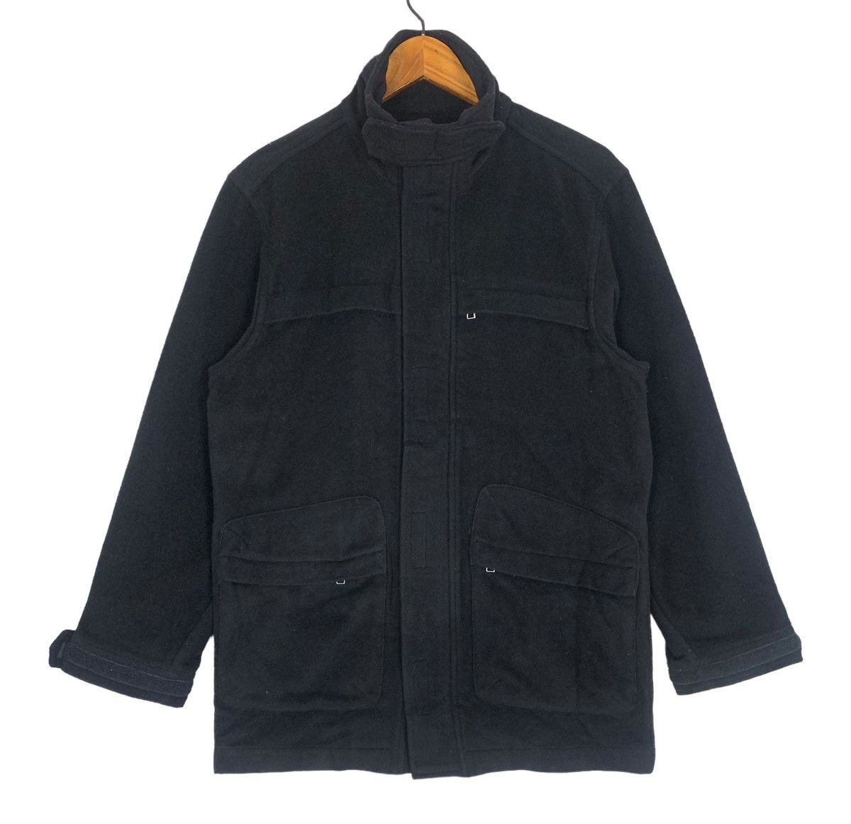 Designer Paul Smith Jeans Designed ZipperUp Jacket colour Black Size US M / EU 48-50 / 2 - 1 Thumbnail