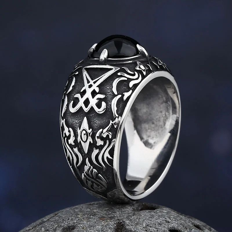 Vintage Vintage Rock Ring Size ONE SIZE - 5 Thumbnail