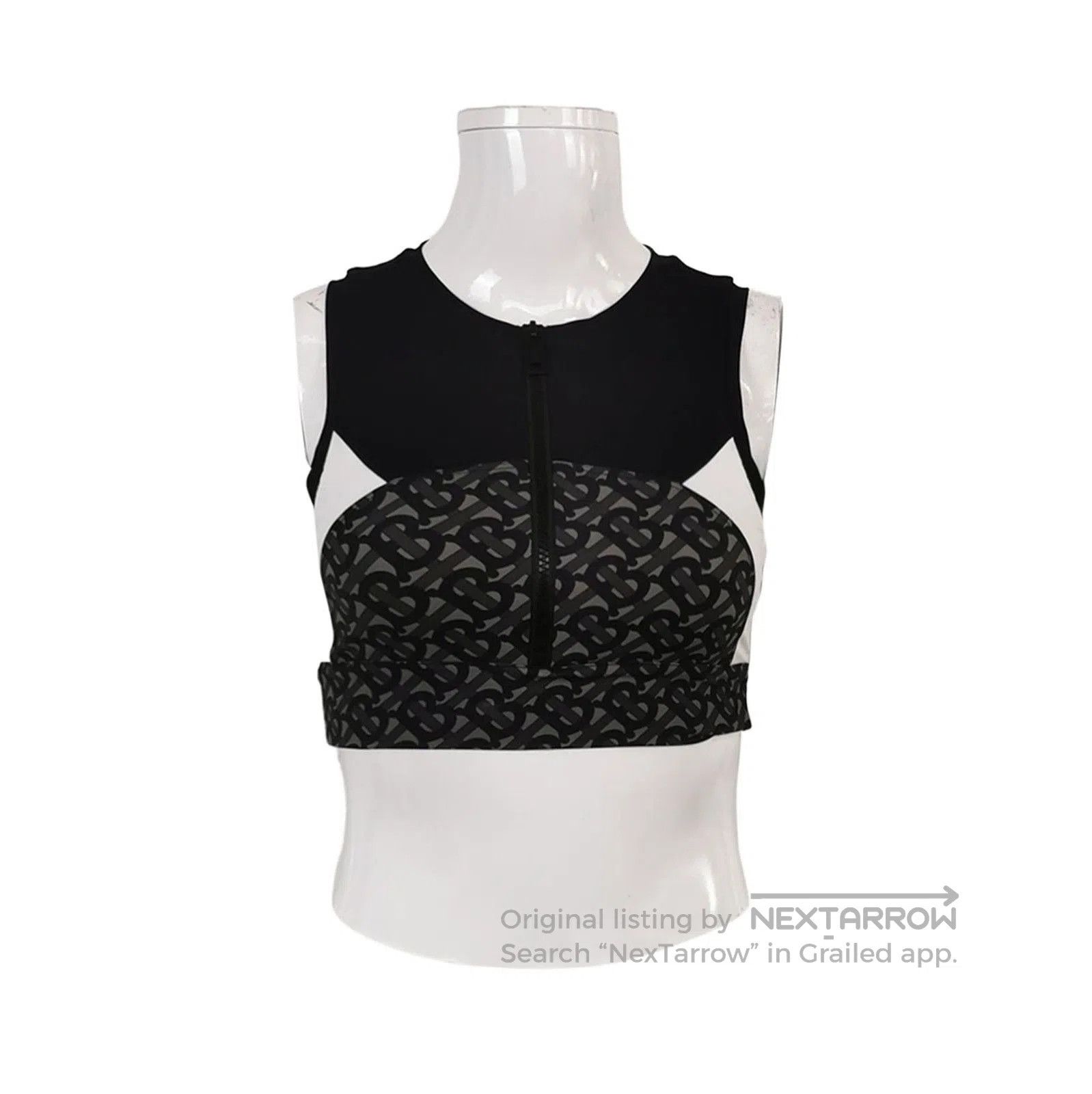 Burberry Burberry Monogram Print Sleeveless Crop Top . Size US XS / EU 42 / 0 - 1 Thumbnail