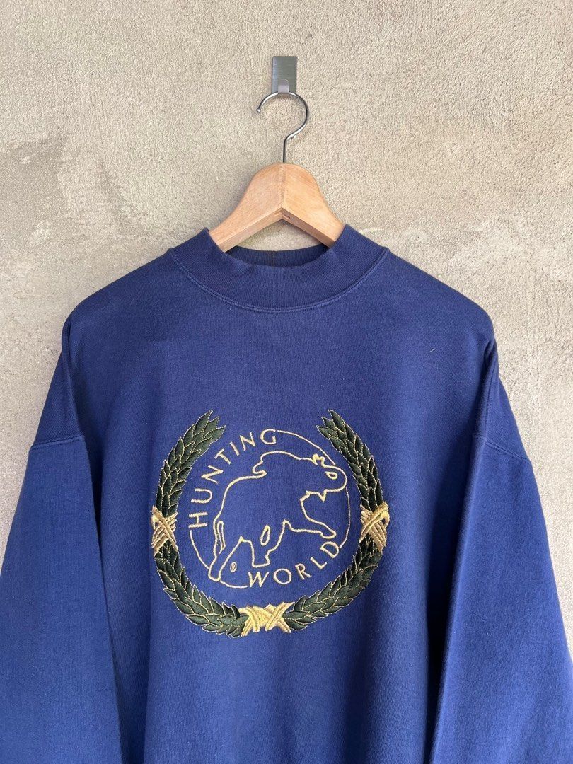 Vintage Vintage Hunting World Big Logo Sweatshirt Size US M / EU 48-50 / 2 - 3 Thumbnail