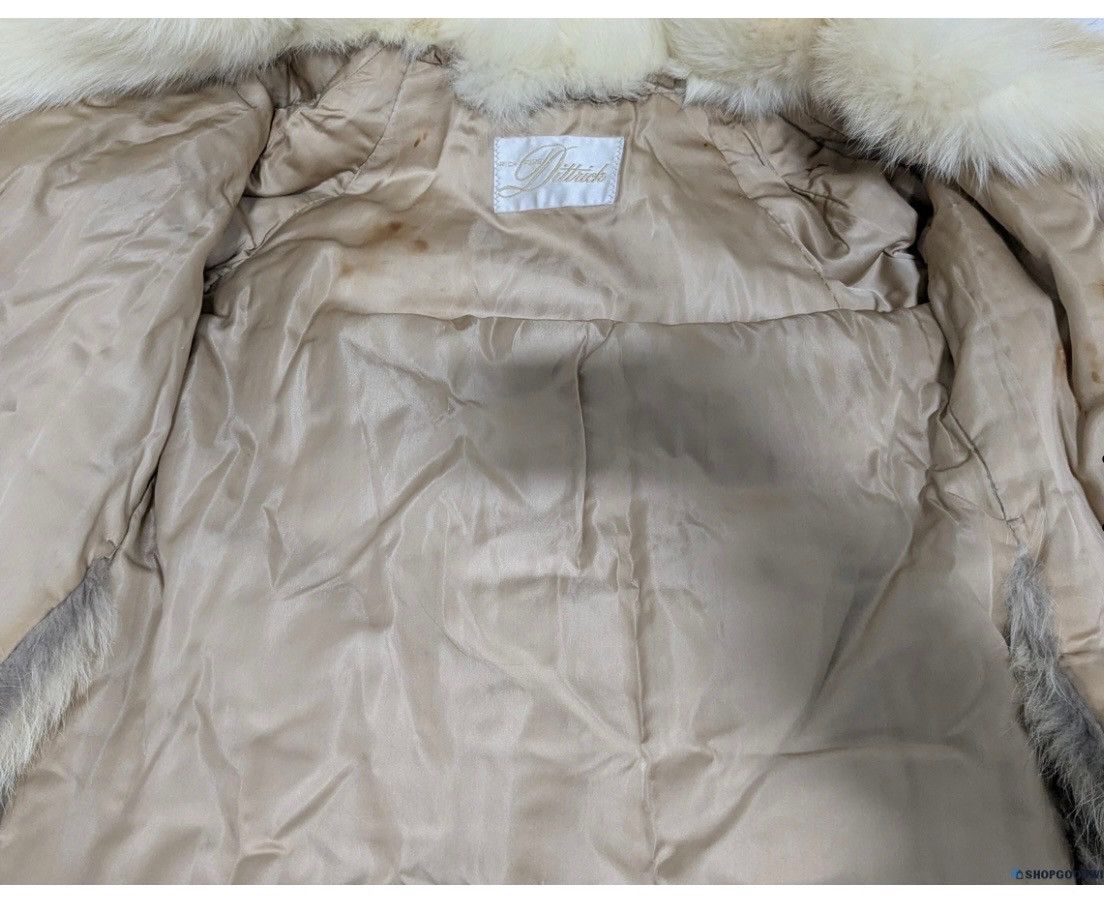 Other Vintage Dittrick White Fox Fur Jacket Size M / US 6-8 / IT 42-44 - 4 Thumbnail