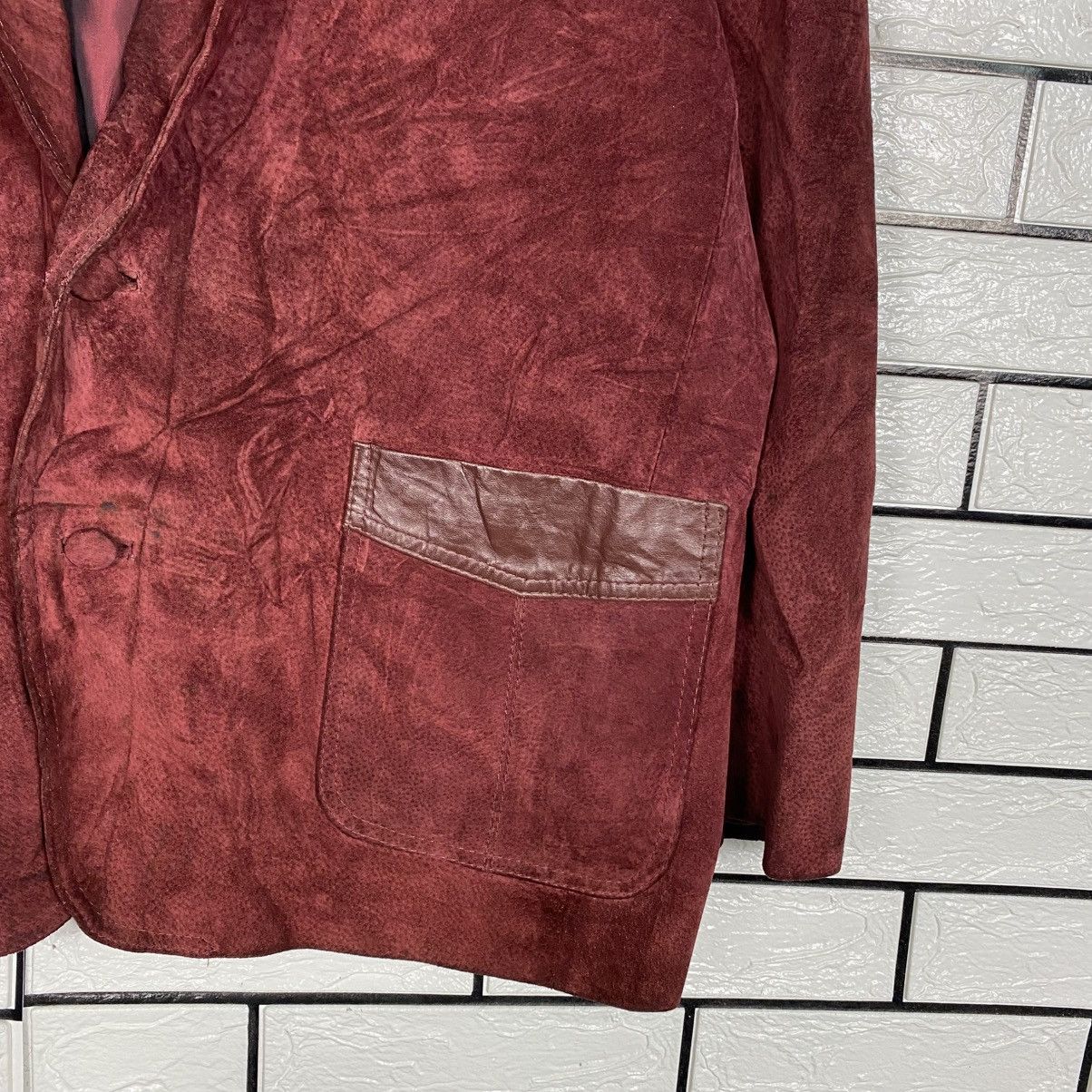 Japanese Brand 📌Vintage Genuine Leather Jacket Poyeyeleather Issey Miyake Size US XL / EU 56 / 4 - 6 Thumbnail