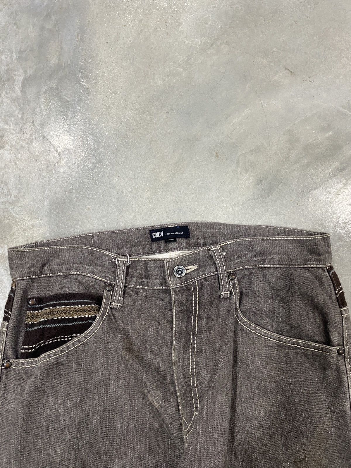 Hysteric Glamour × Japanese Brand × Seditionaries concave attempt navajo jeans Size US 33 - 3 Thumbnail