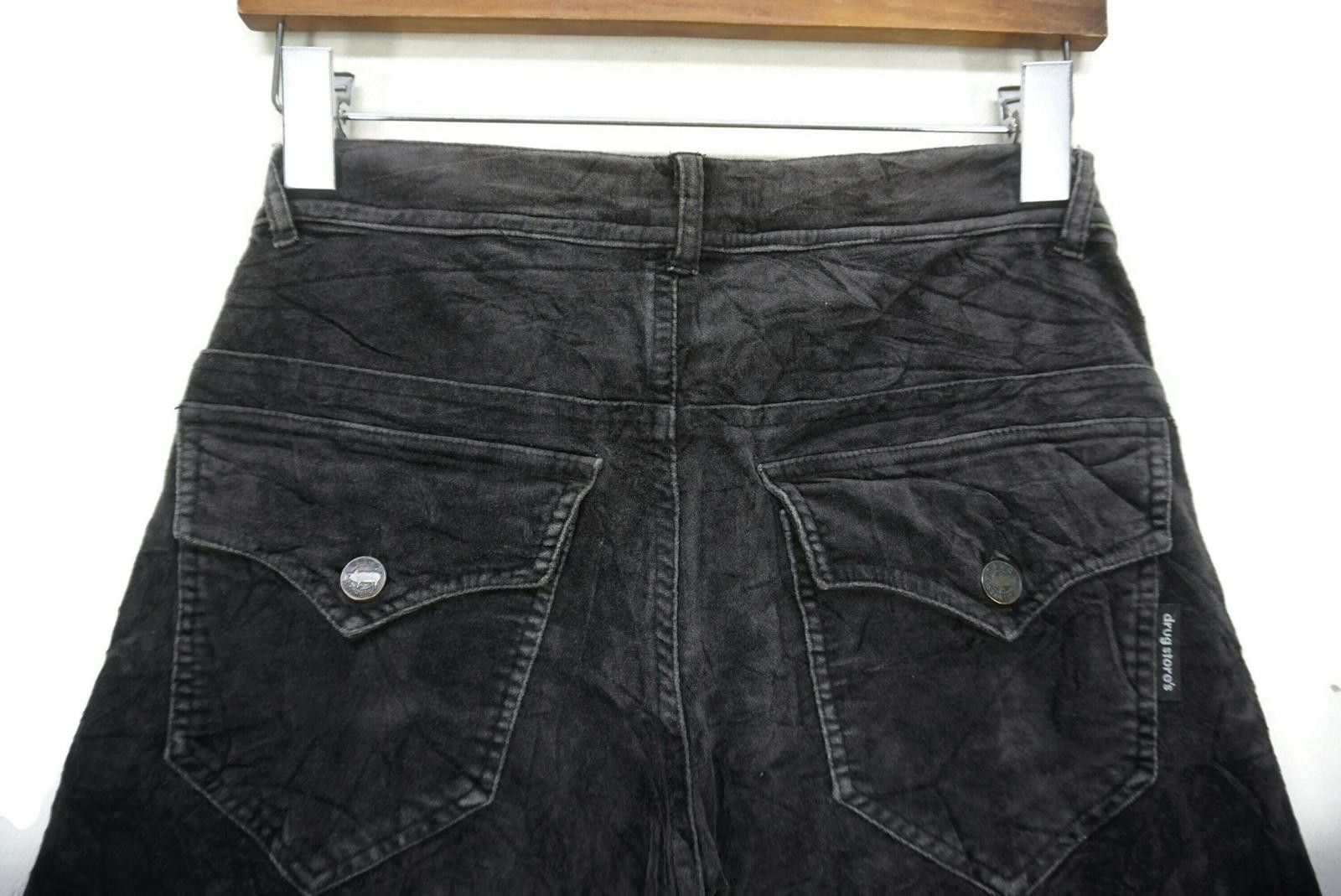 Japanese Brand Drug Store's Pants Bootcut Velour Trousers fits W28xL30.5 Size 25" / US 0 / IT 36 - 7 Thumbnail