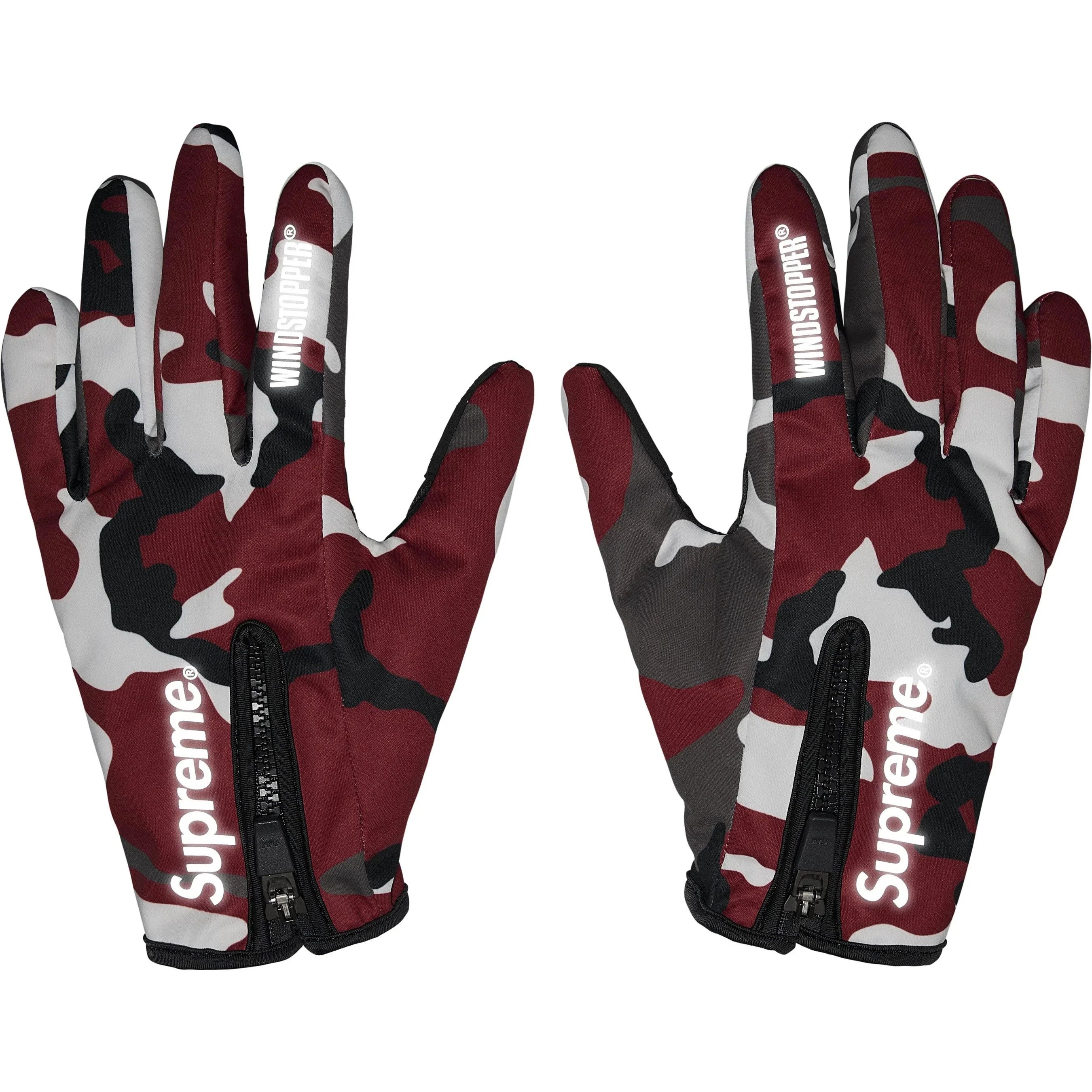 Supreme Supreme WINDSTOPPER Zip Gloves Size ONE SIZE - 2 Thumbnail