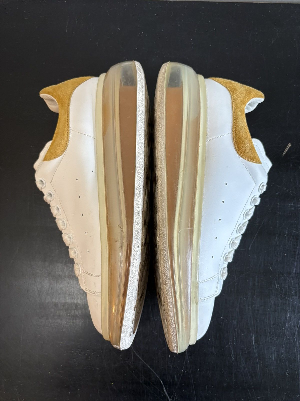 Alexander McQueen Alexander McQueen Oversized Leather Sneakers Bubble Yellow Size US 8 / EU 41 - 4 Thumbnail