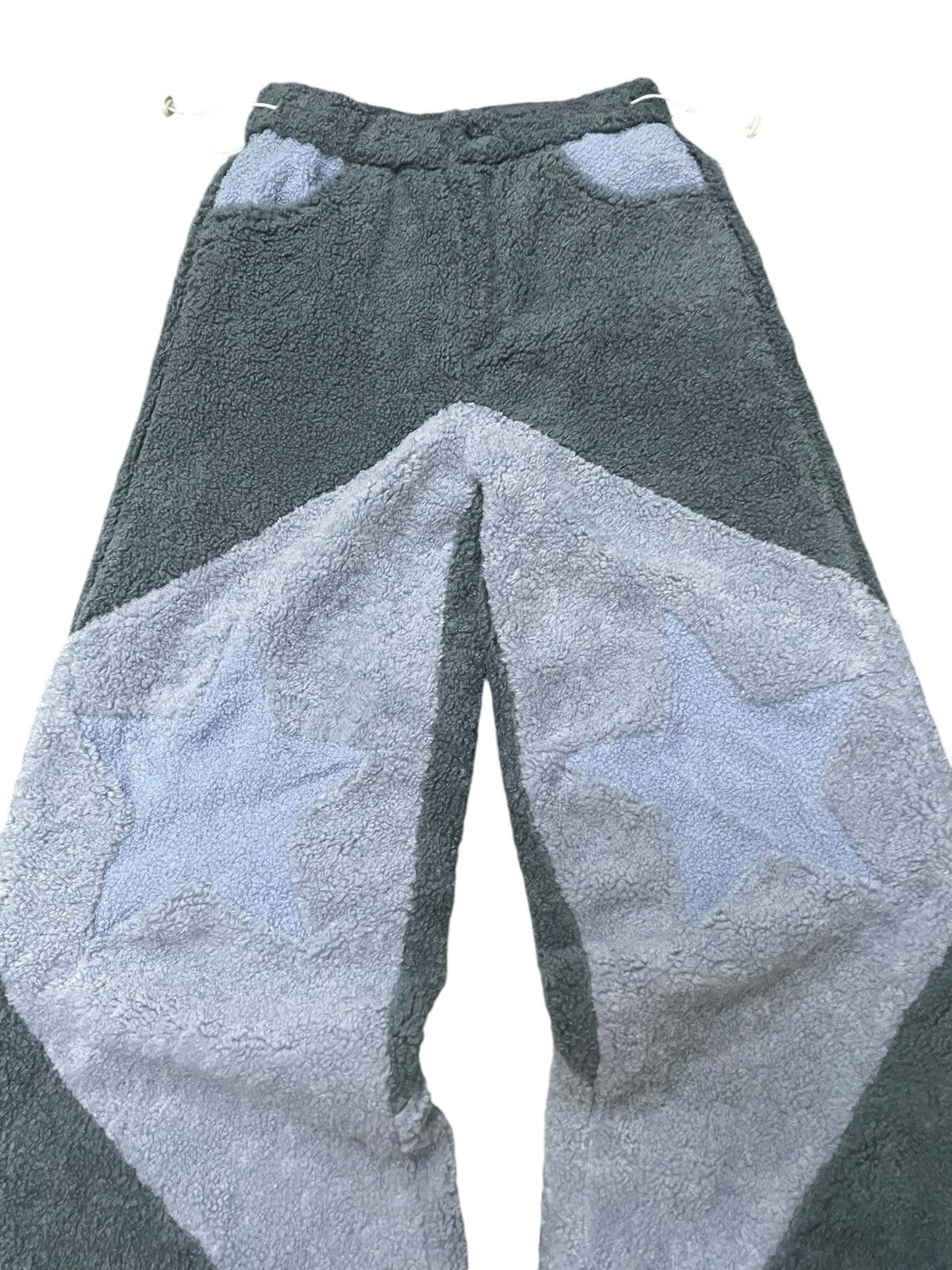 Hysteric Glamour × Japanese Brand Vaprart Japan Panelled Heavy Fleece Wide Leg Baggy Pants Size US 29 - 4 Thumbnail