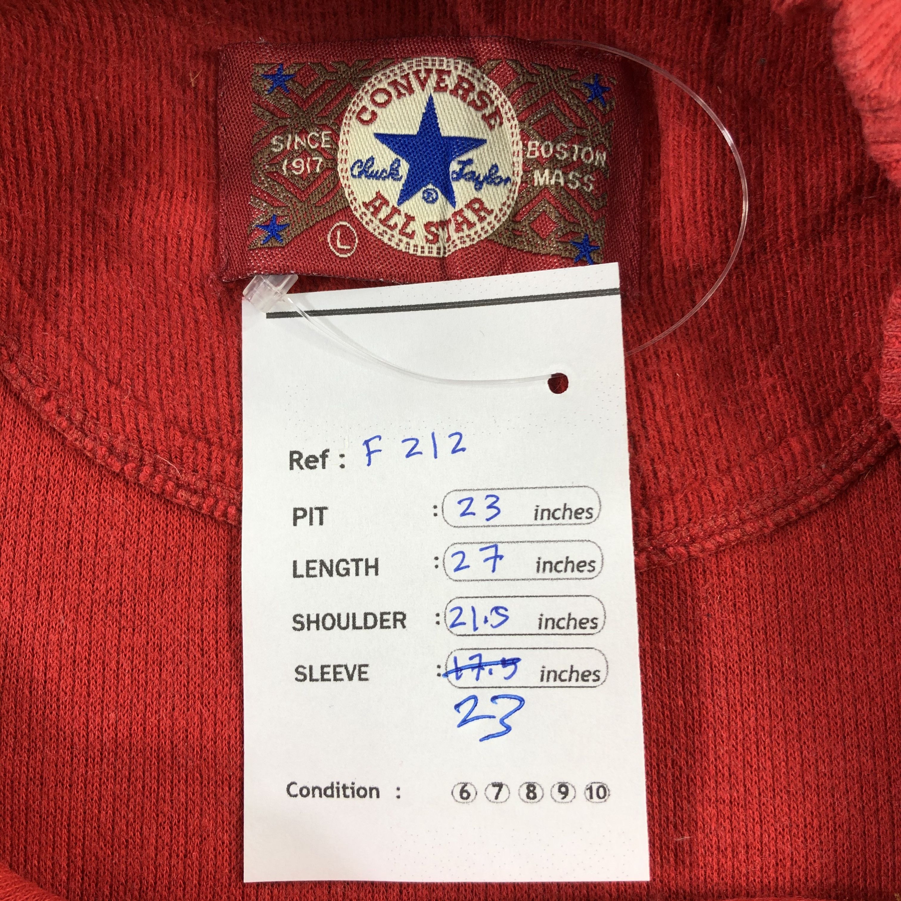 Converse Vintage Converse All Star Jumper Sweatshirt F212 Size US L / EU 52-54 / 3 - 6 Thumbnail