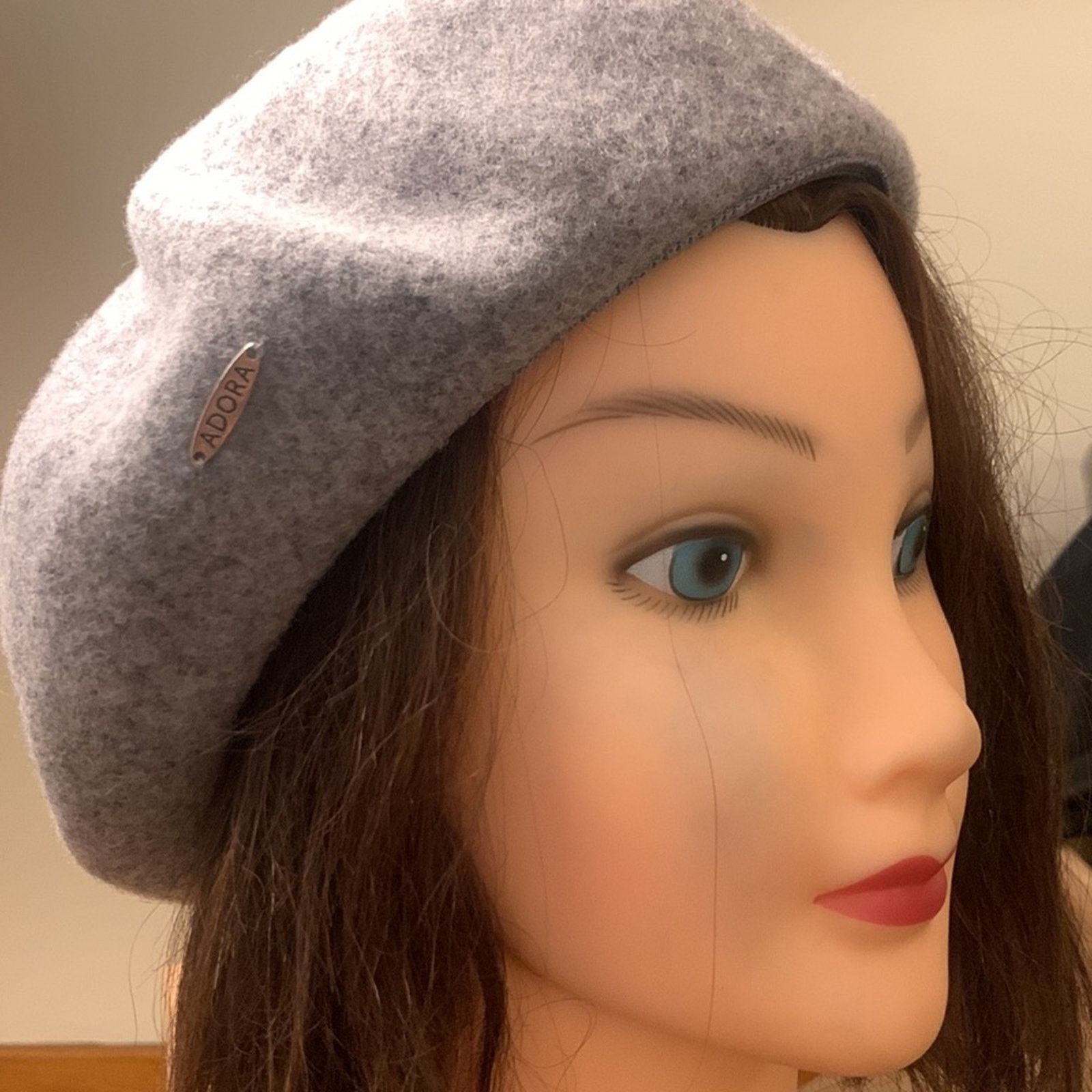 Vintage Adora gray wool beret Size ONE SIZE - 2 Thumbnail