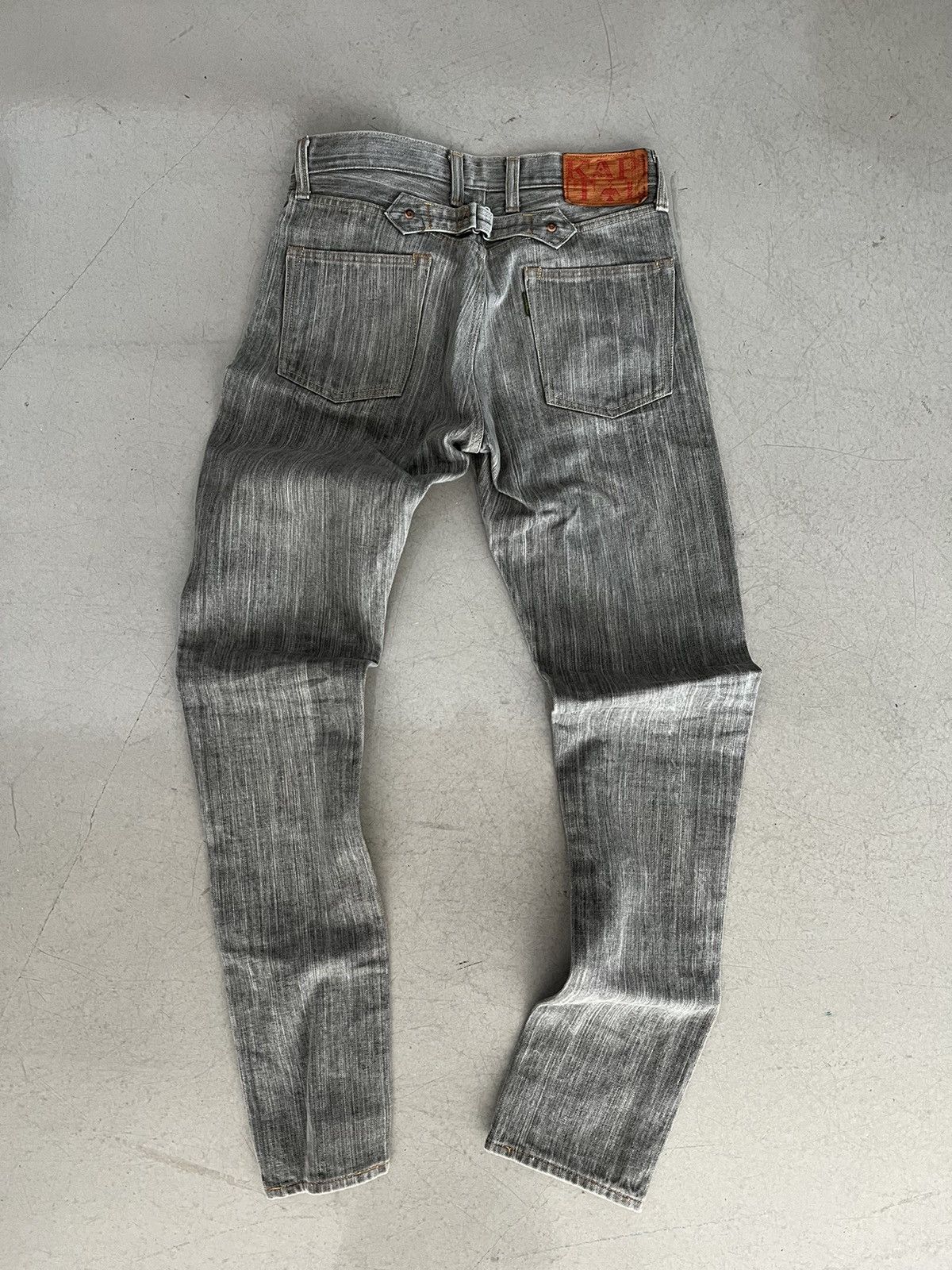 Kapital Kapital Grey Black Denim Jeans Size US 31 - 3 Thumbnail