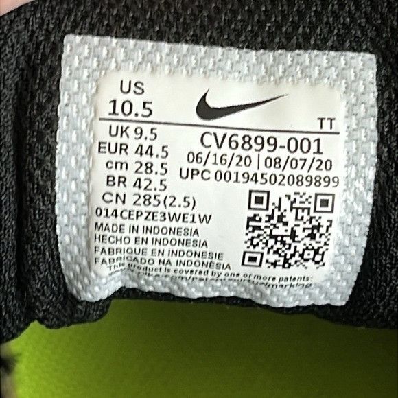 Nike Nike Air Max 95 Move to Zero “Recycled Felt ” Black/Electric Size US 10.5 / EU 43-44 - 9 Thumbnail