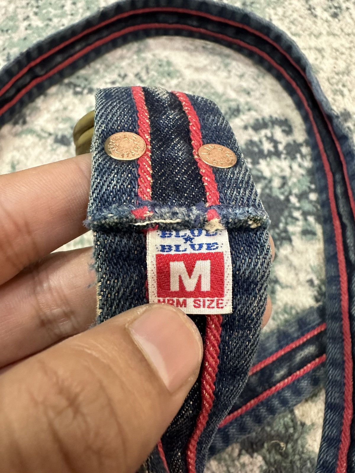 Blue Blue Japan HR Market Selvedge Denim Belt Size ONE SIZE - 5 Thumbnail