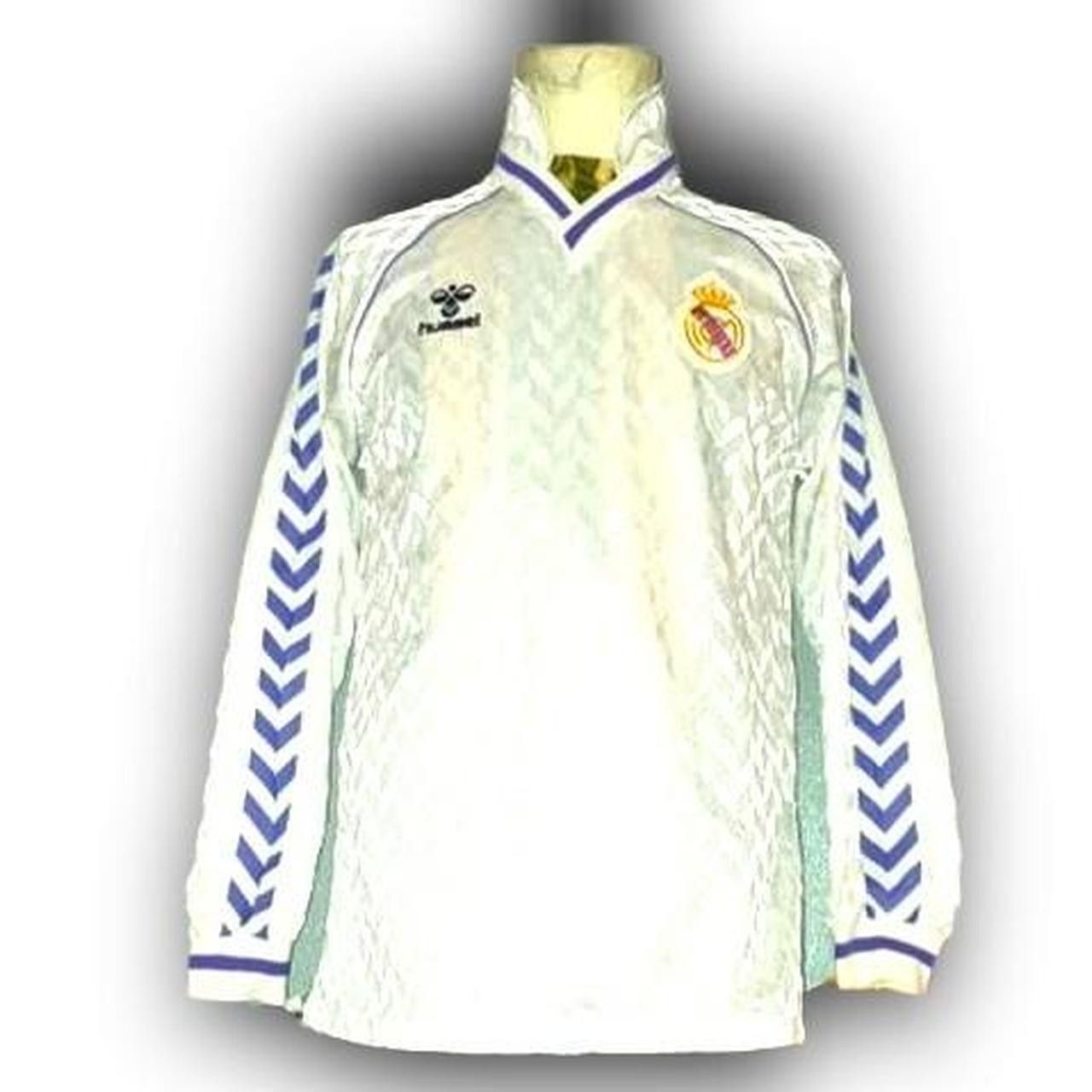 Hummel Real Madrid Spain 1986 1987 1988 Home Shirt Jersey Size US M / EU 48-50 / 2 - 1 Thumbnail