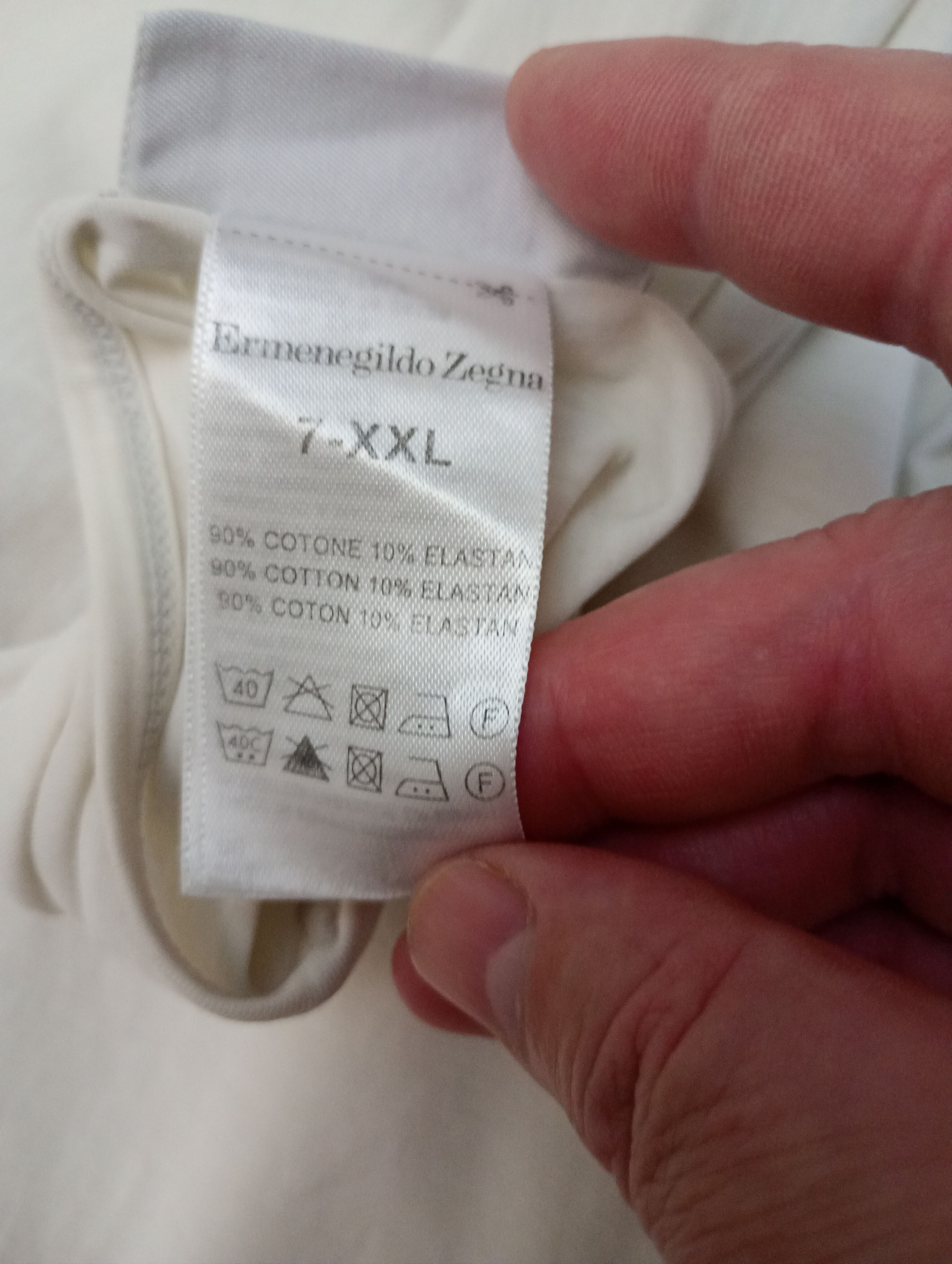 Ermenegildo Zegna Ermenegildo Zegna Basic T-Shirt Size US XXL / EU 58 / 5 - 11 Thumbnail