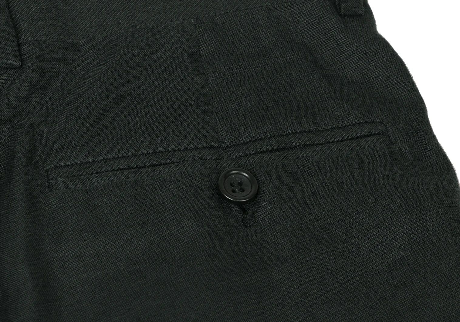 Armani Collezioni Linen Tuck Pants in Green, Size M Size US 26 / EU 42 - 11 Thumbnail