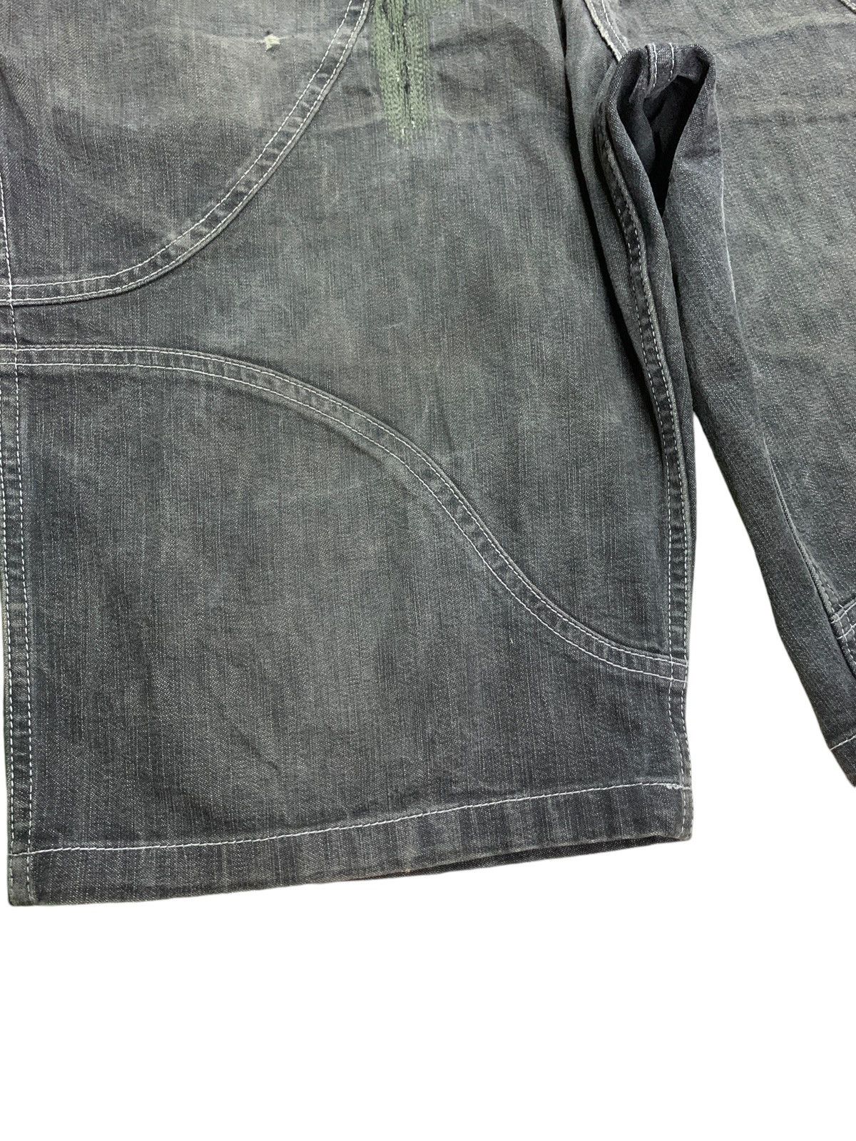 Japanese Brand Vintage Japanese Brand Skate Style Baggy Jean Shorts Size US 37 - 8 Thumbnail