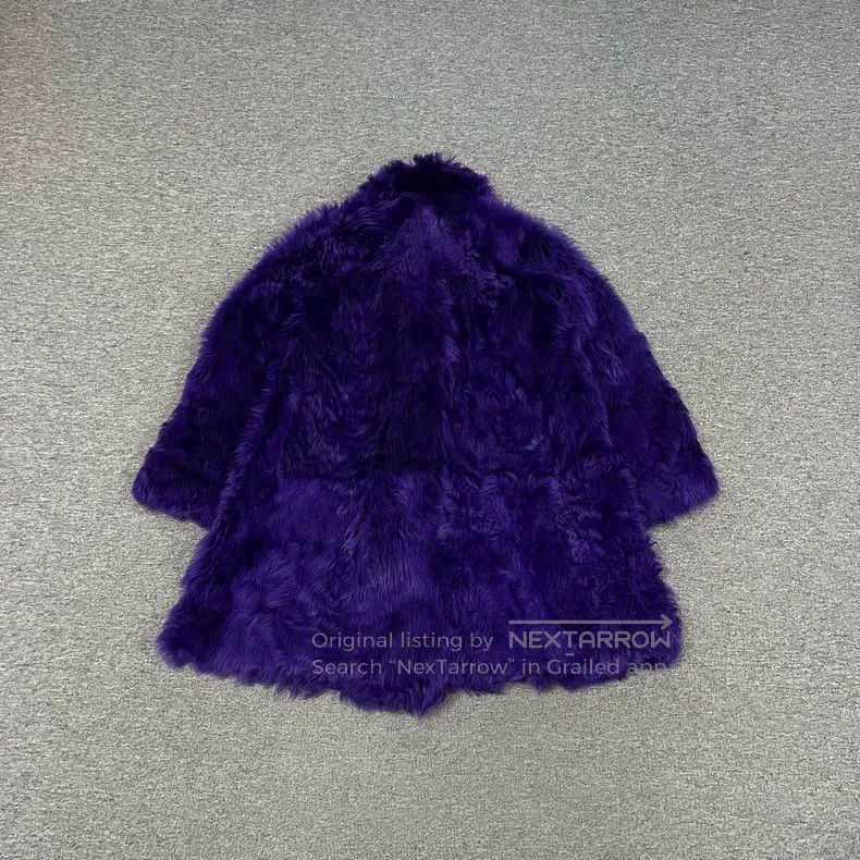 Fendi Fendi Purple fur coat, fur and leather integrated Size XS / US 0-2 / IT 36-38 - 7 Thumbnail
