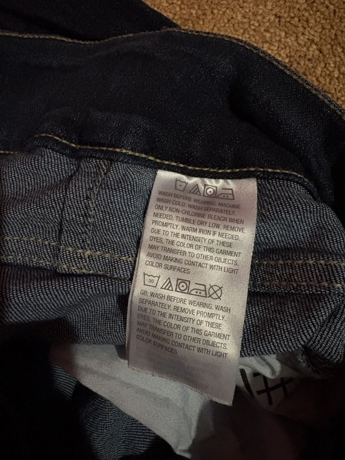 Other LOGO “navy blue jeans” Size US 30 / EU 46 - 5 Thumbnail