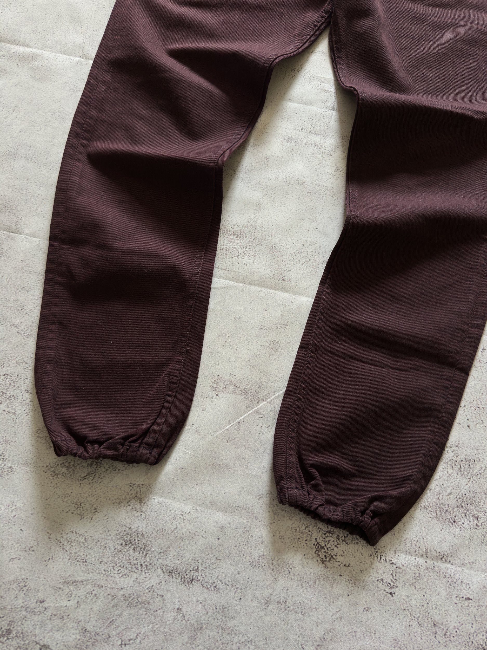 Prada Prada Cotton Blend Jogger Pants Maroon sz.33 Size US 33 - 4 Thumbnail