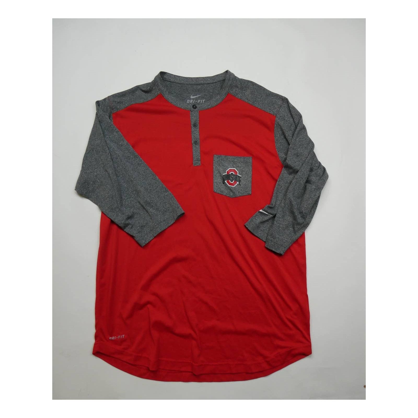 Nike NIKE OHIO STATE DRI-FIT baseball t-shirt, large, NEW Size US L / EU 52-54 / 3 - 1 Thumbnail