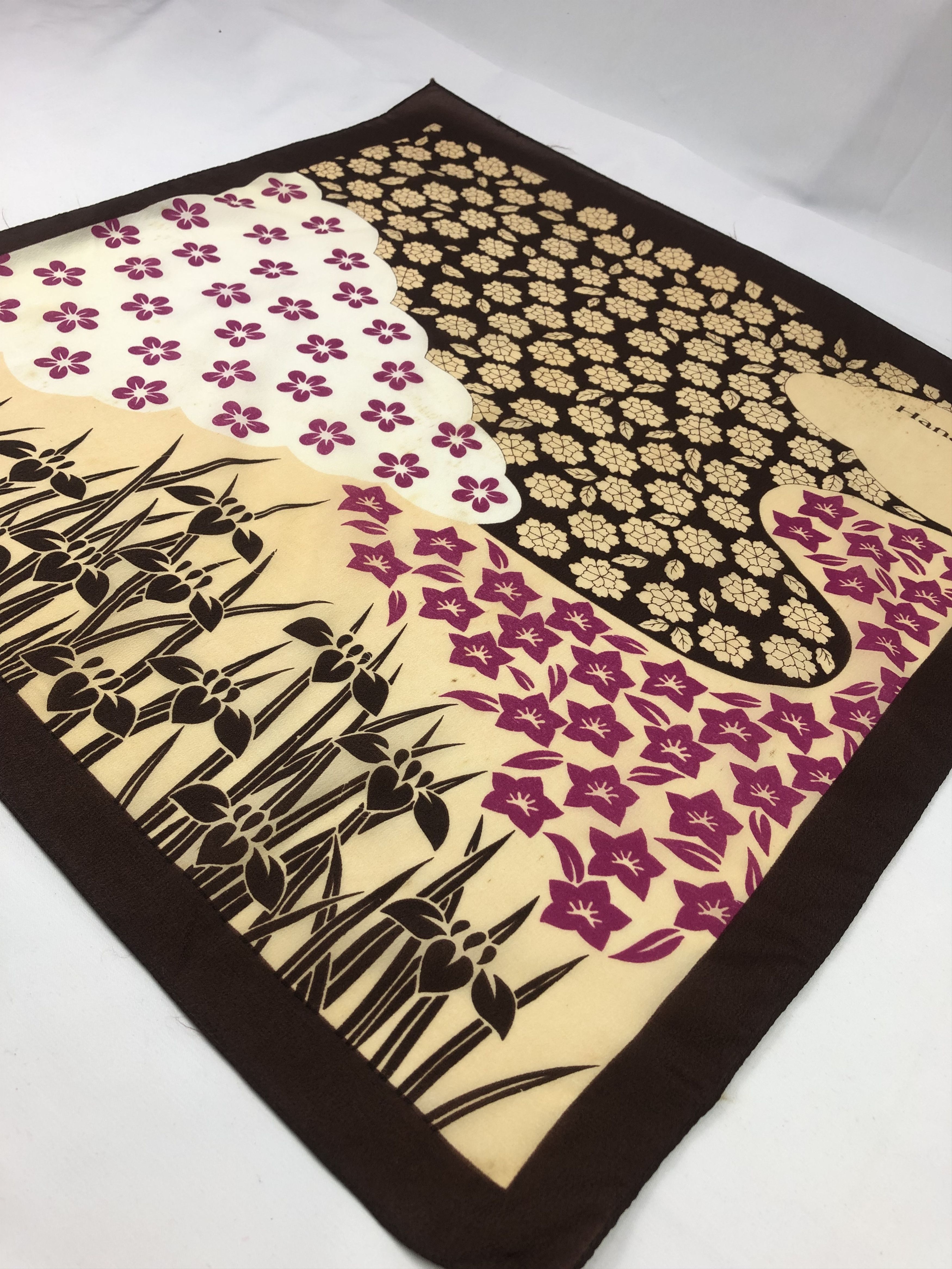 Hanae Mori × Japanese Brand × Vintage Hanae Mori Handkerchief / Bandana / Neckerchief Size ONE SIZE - 4 Thumbnail