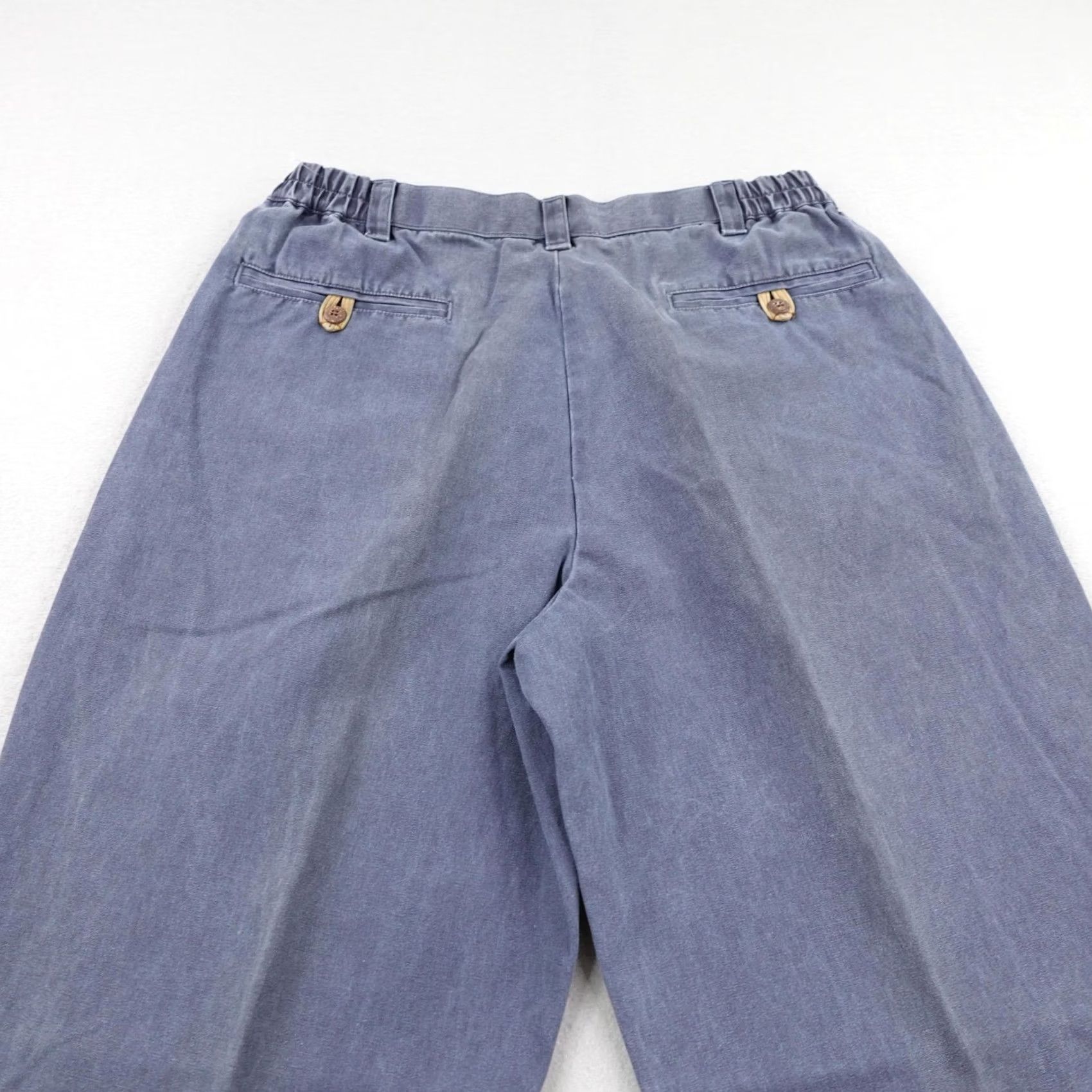 The Territory Ahead VINTAGE Territory Ahead Pants Medium Blue Relaxed Fit Pleated Baggy Trousers Men Size US 31 - 5 Thumbnail