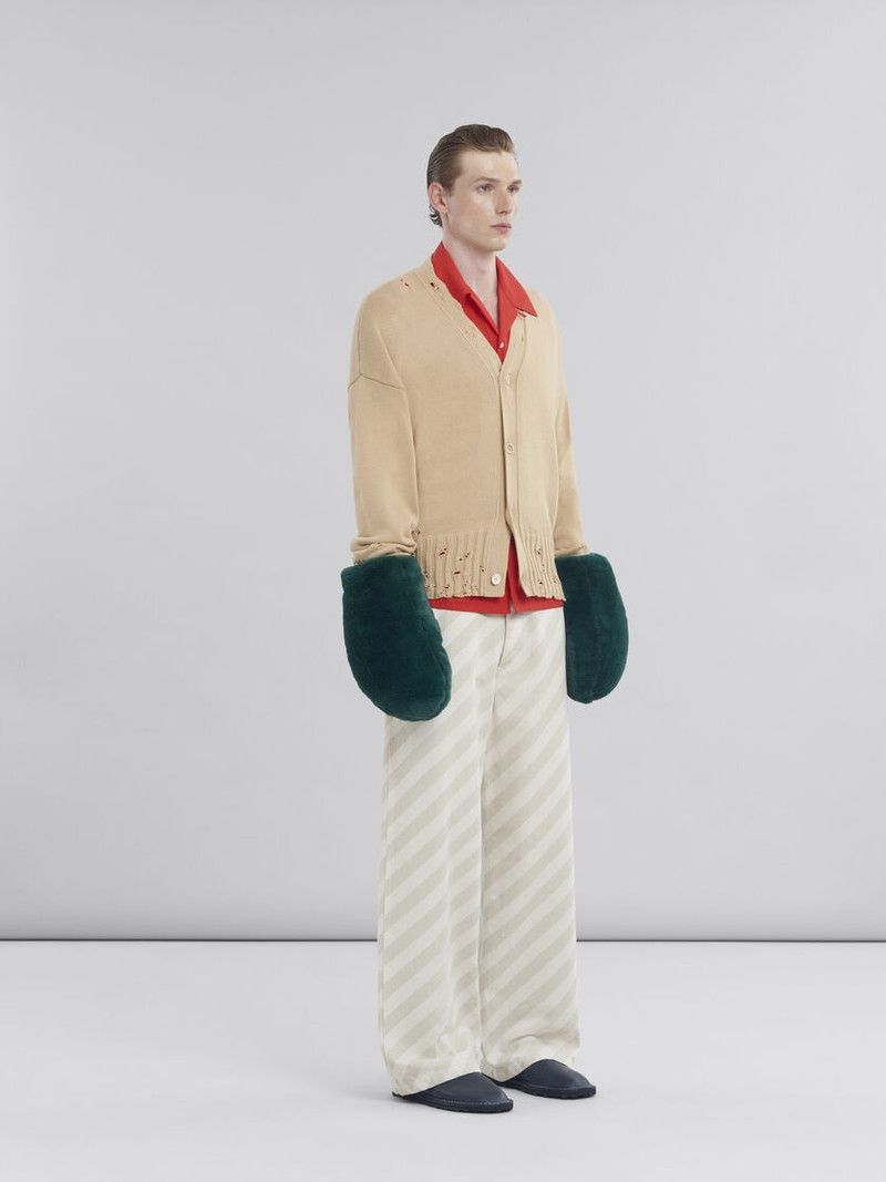 Marni o1f1d3z0326 Cardigan in Beige Size US XL / EU 56 / 4 - 5 Thumbnail