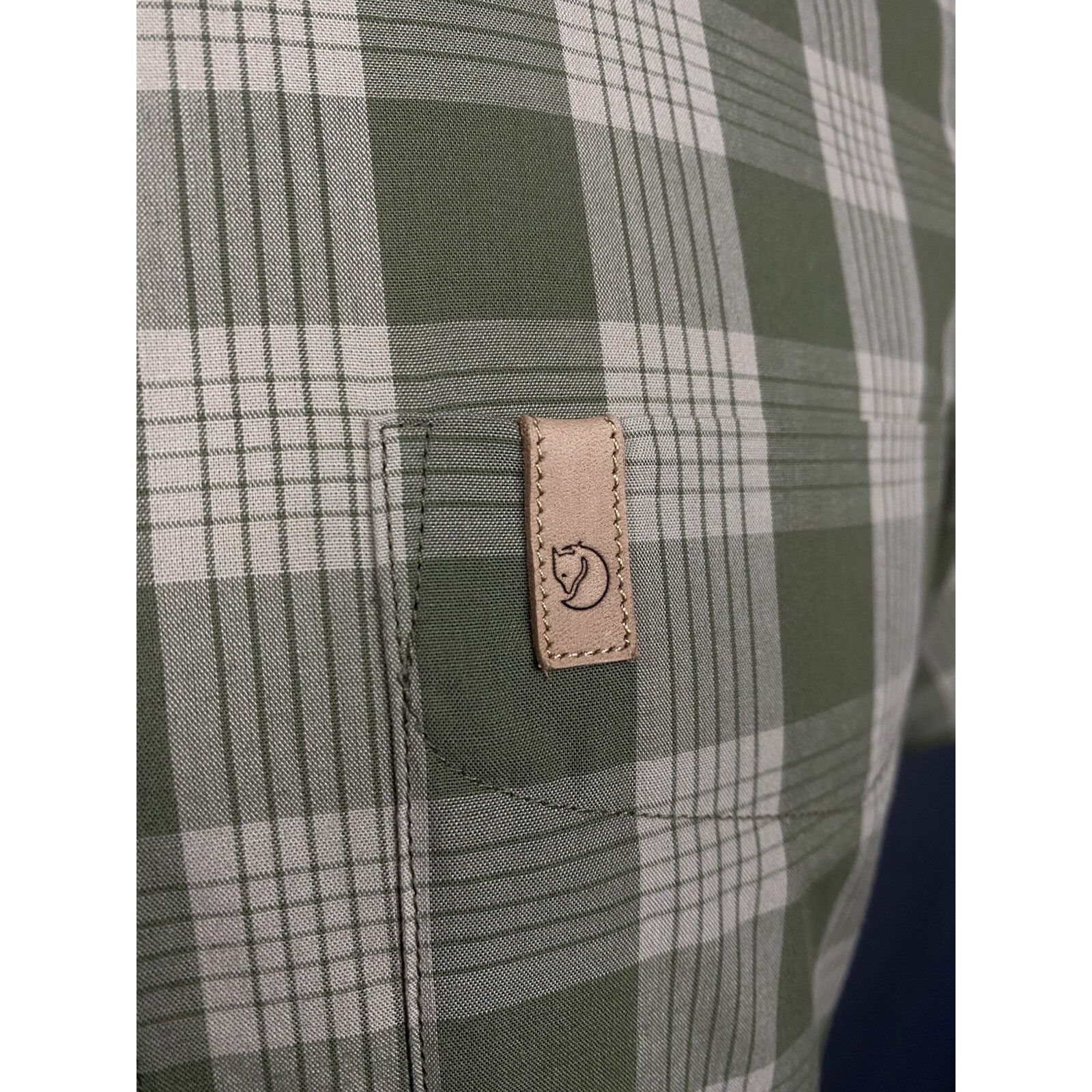 Fjallraven Fjallraven Ovik Men's Green Checked Shortsleeve Shirt Size S Size US S / EU 44-46 / 1 - 8 Thumbnail