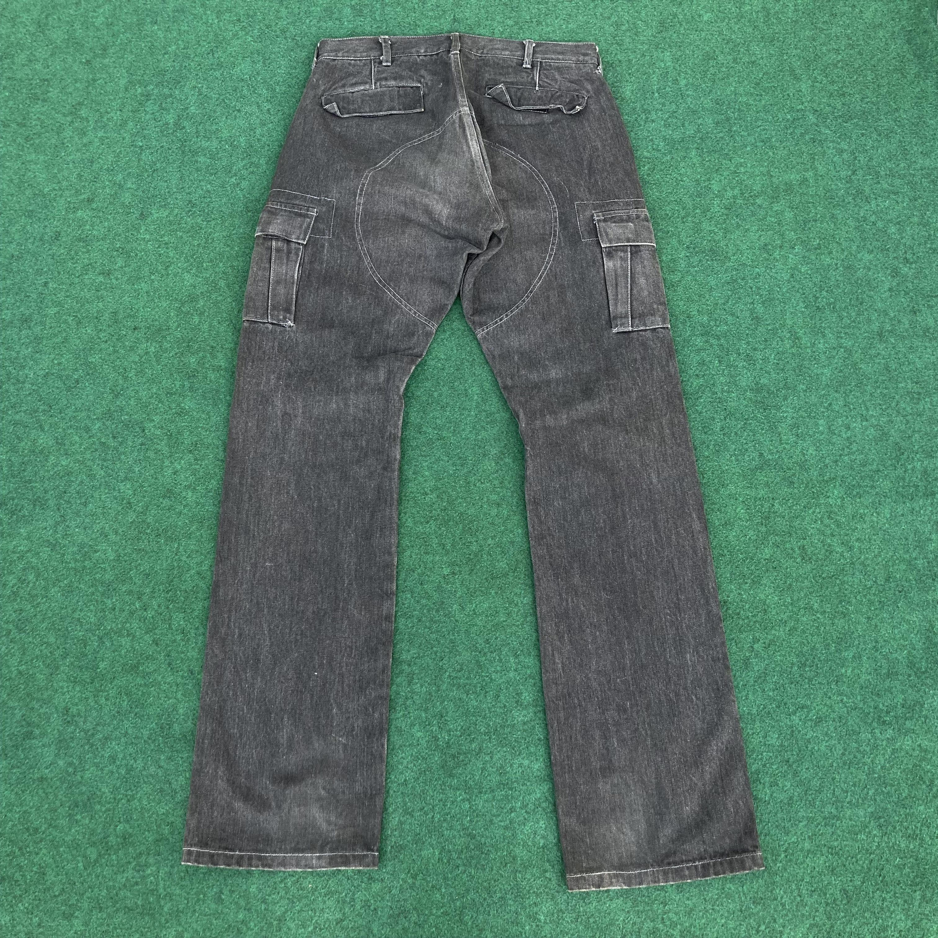 Japanese Brand Vtg HS Union Made Japan Cargo Pants Zipper Jeans Size US 31 - 11 Thumbnail