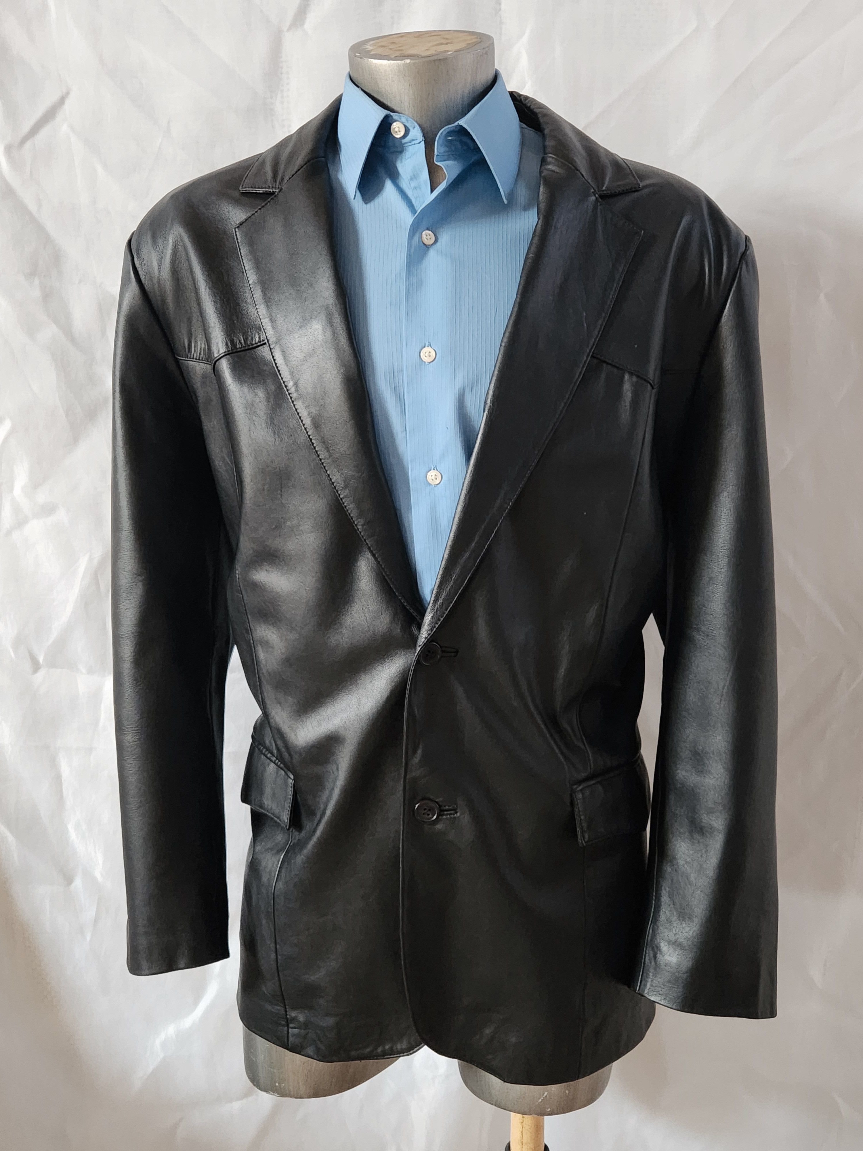 Scully buttersoft single breasted leather Size 48R - 2 Thumbnail