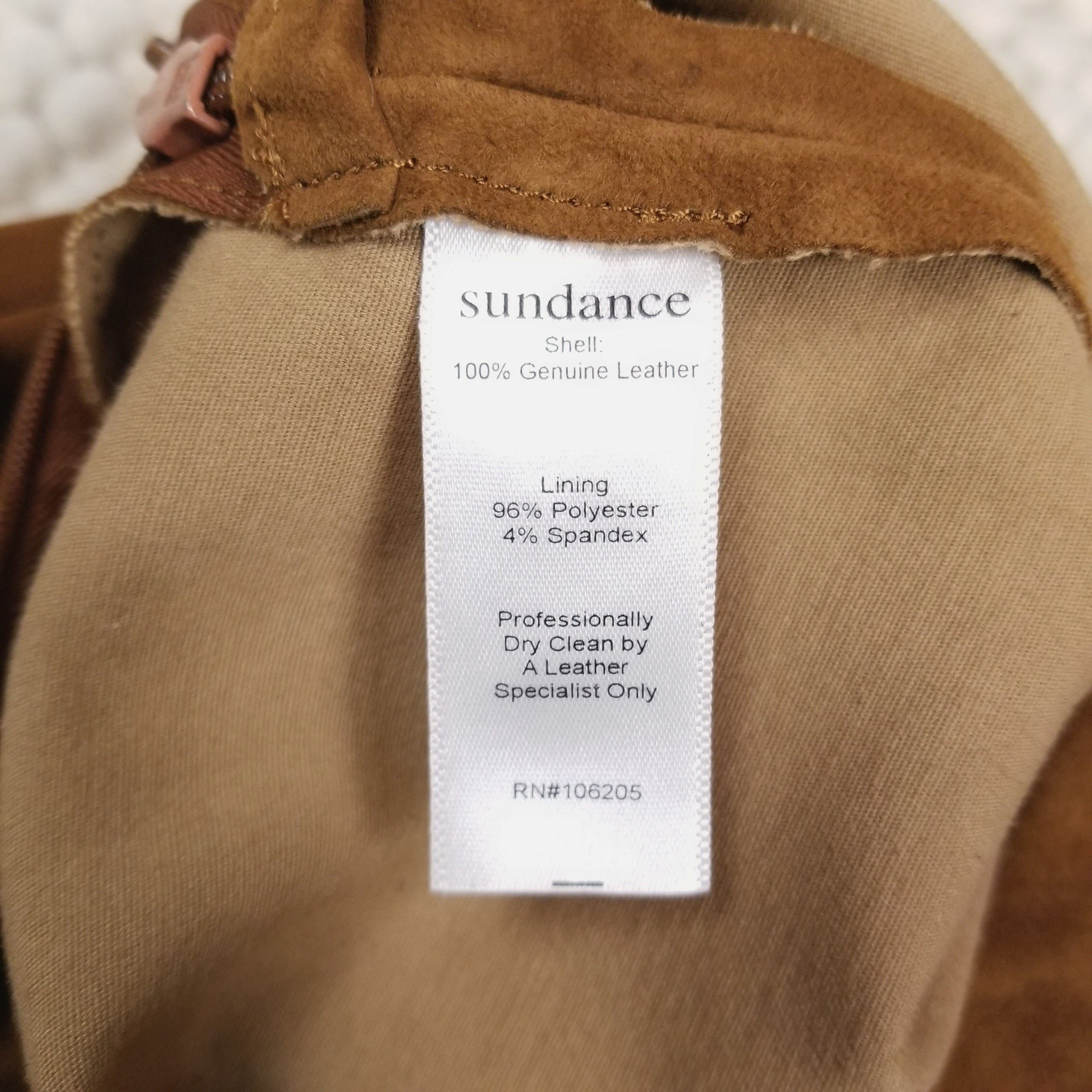 Other Sundance Cassie Suede Leather Pants Sz Extra Small Size 26" / US 2 / IT 38 - 5 Thumbnail