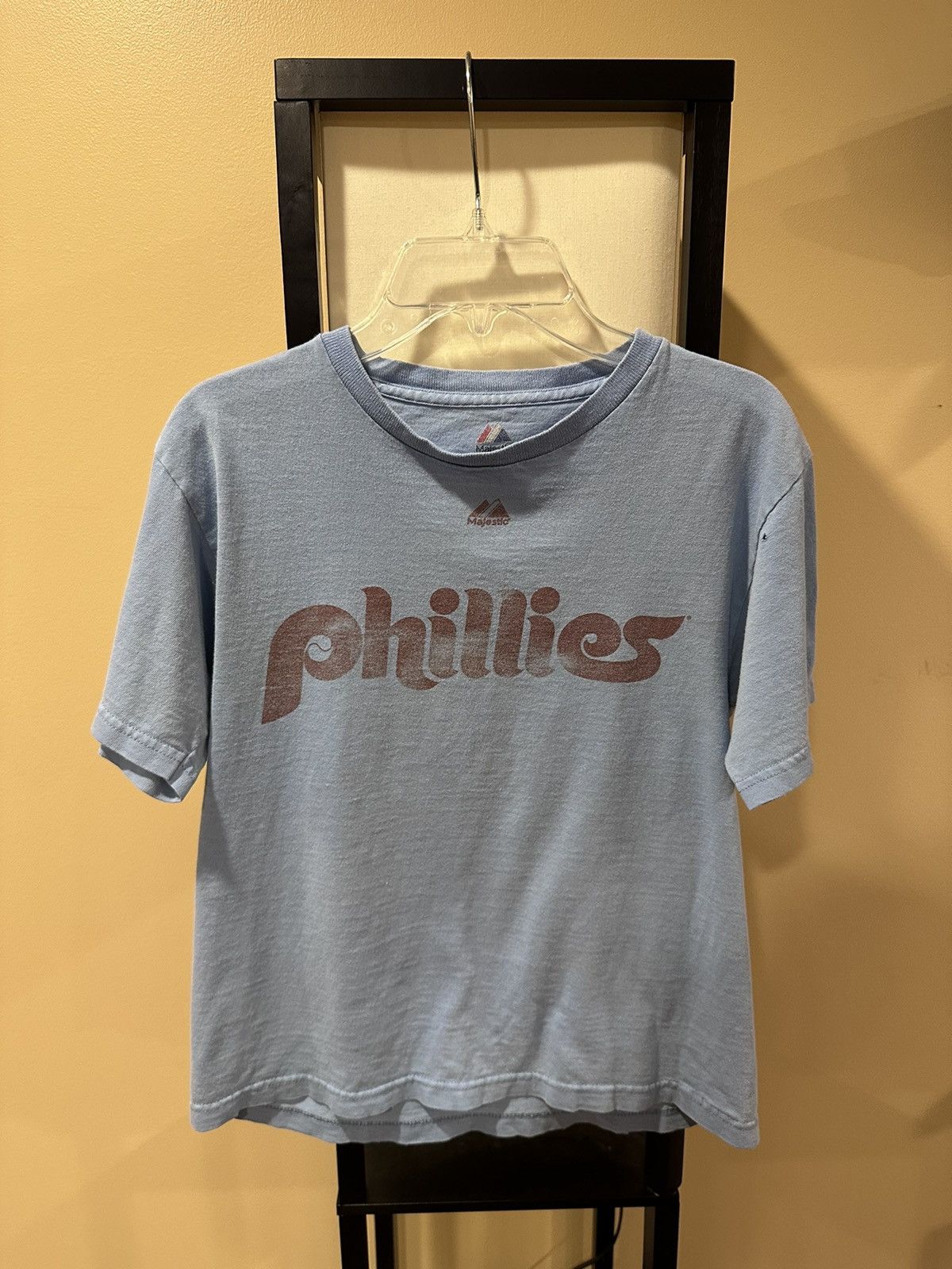 Majestic × Vintage Vintage Majestic Philadelphia Phillies MLB Blue Kids Tee Size US XXS / EU 40 - 1 Thumbnail