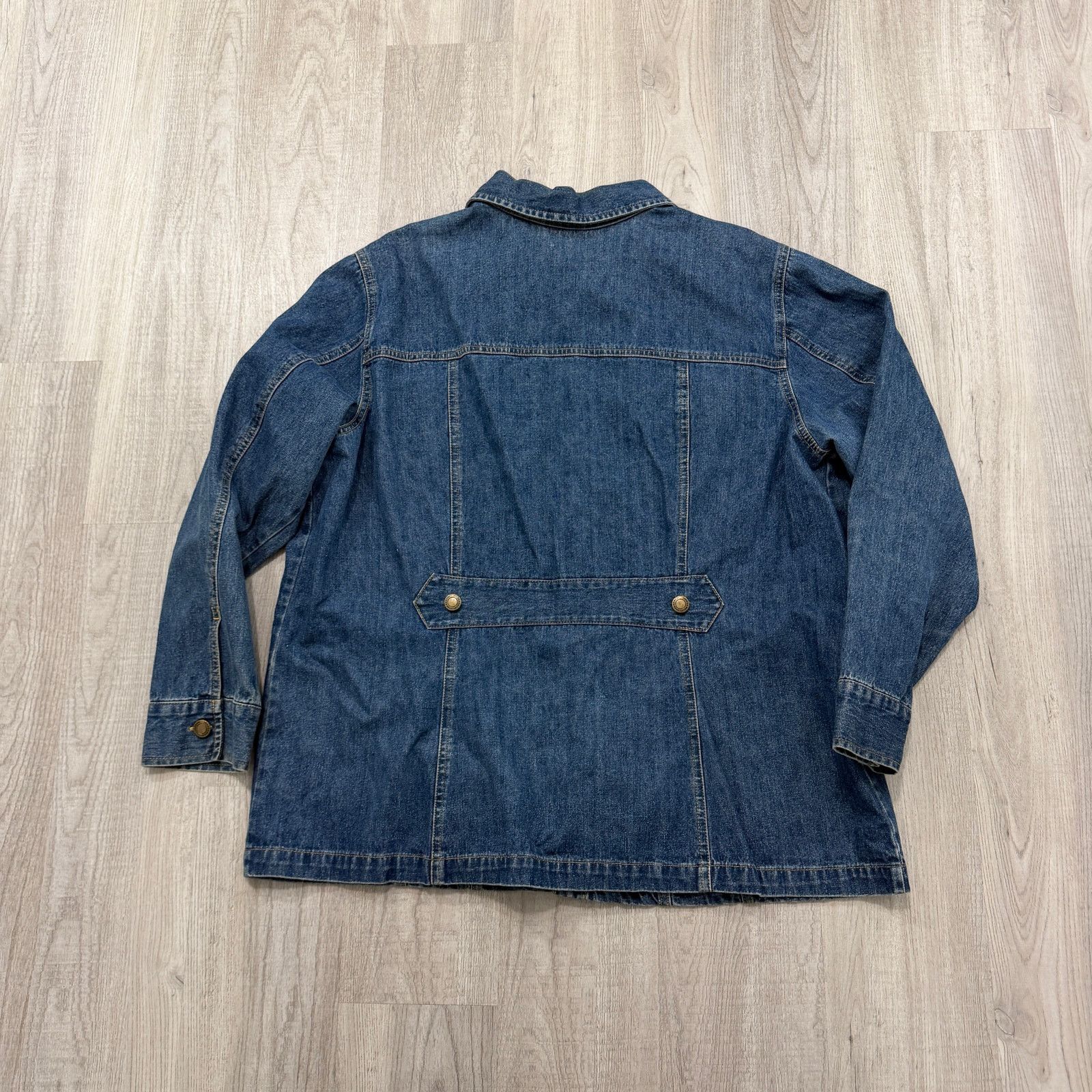 Vintage Vintage Westport Denim Chore Coat Women's 18/20 Blue Barn Size 3XL / US 20-22 - 6 Thumbnail