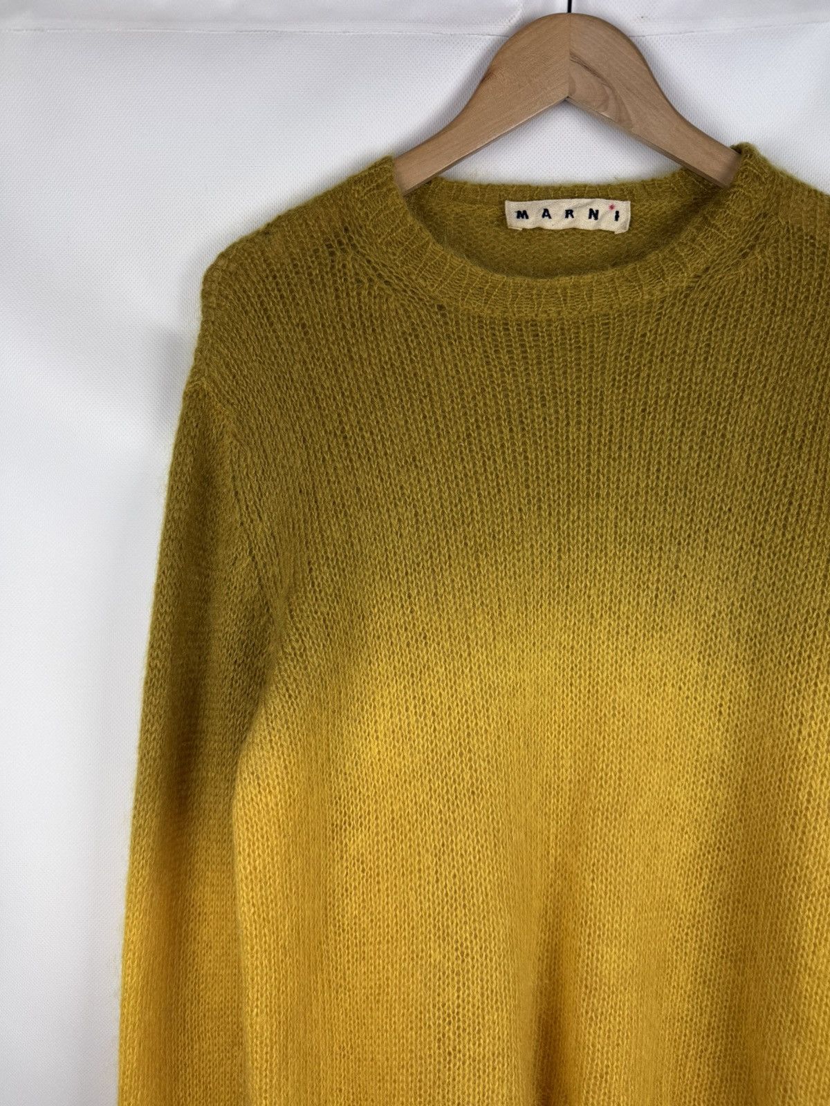 Marni Marni Men’s Grunge Mohair Knitted Sweater Pullover Size US M / EU 48-50 / 2 - 4 Thumbnail