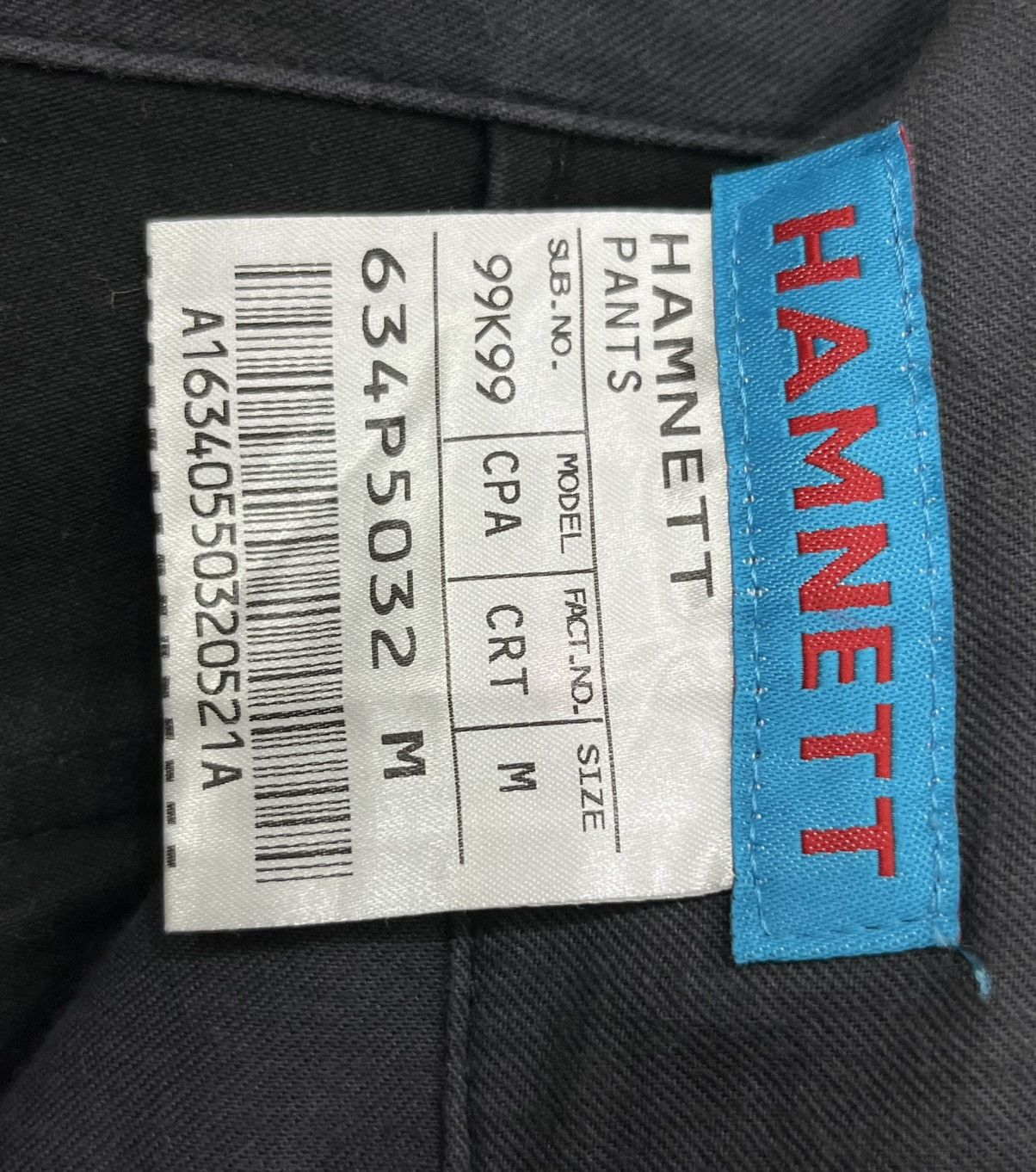 Katharine Hamnett London 🔥KATHARINE HAMNETT Easy Fit Black Unique Cargo Pants Size US 31 - 6 Thumbnail