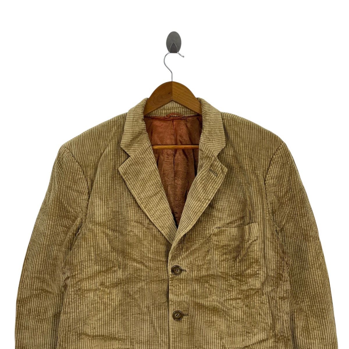 Esprit Vintage ESPRIT Men Corduroy Coat Jacket Size US M / EU 48-50 / 2 - 2 Thumbnail