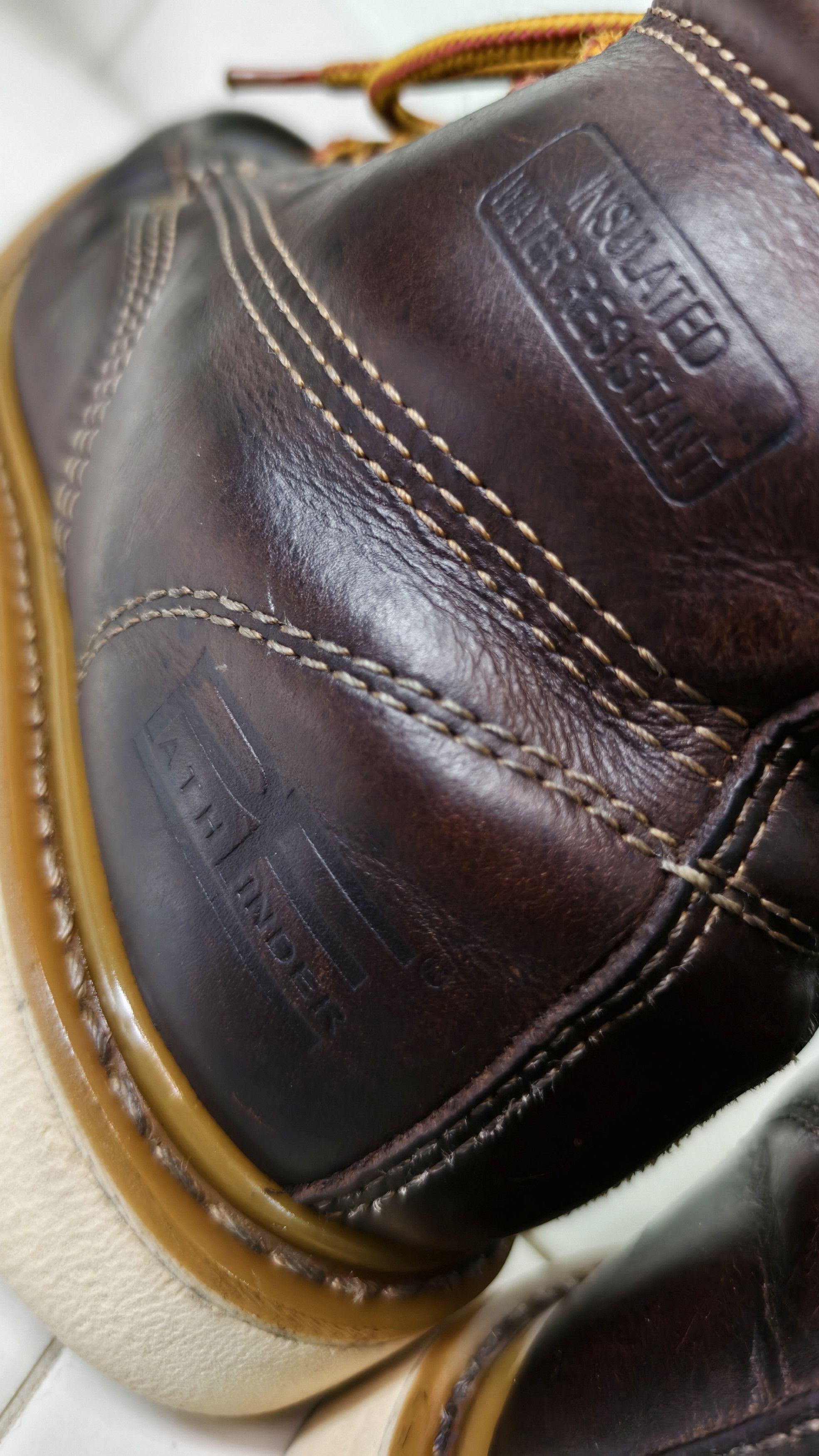 Other Path Finder Handmade Moc Toe Leather Goodyear Welt Shoe Size US 10 / EU 43 - 12 Thumbnail