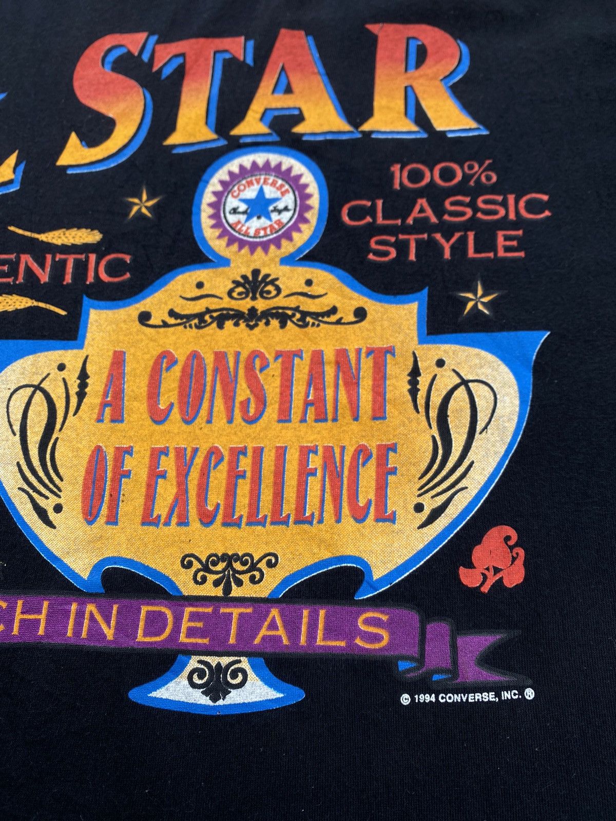 Converse Rare Vintage Converse 1994 All Star Tshirt Size US L / EU 52-54 / 3 - 11 Thumbnail