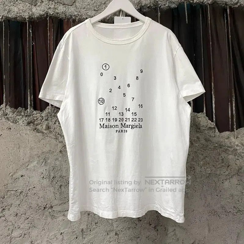 Maison Margiela Maison Margiela White Cotton Short Sleeve T-Shirt . Size M / US 6-8 / IT 42-44 - 1 Thumbnail