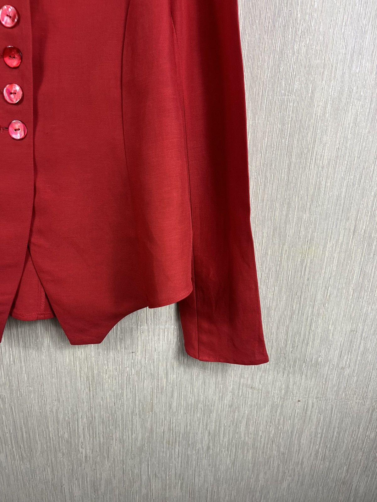 Designer × Marimekko Marimekko ritva falla linen blazer button jacket Size M / US 6-8 / IT 42-44 - 7 Thumbnail
