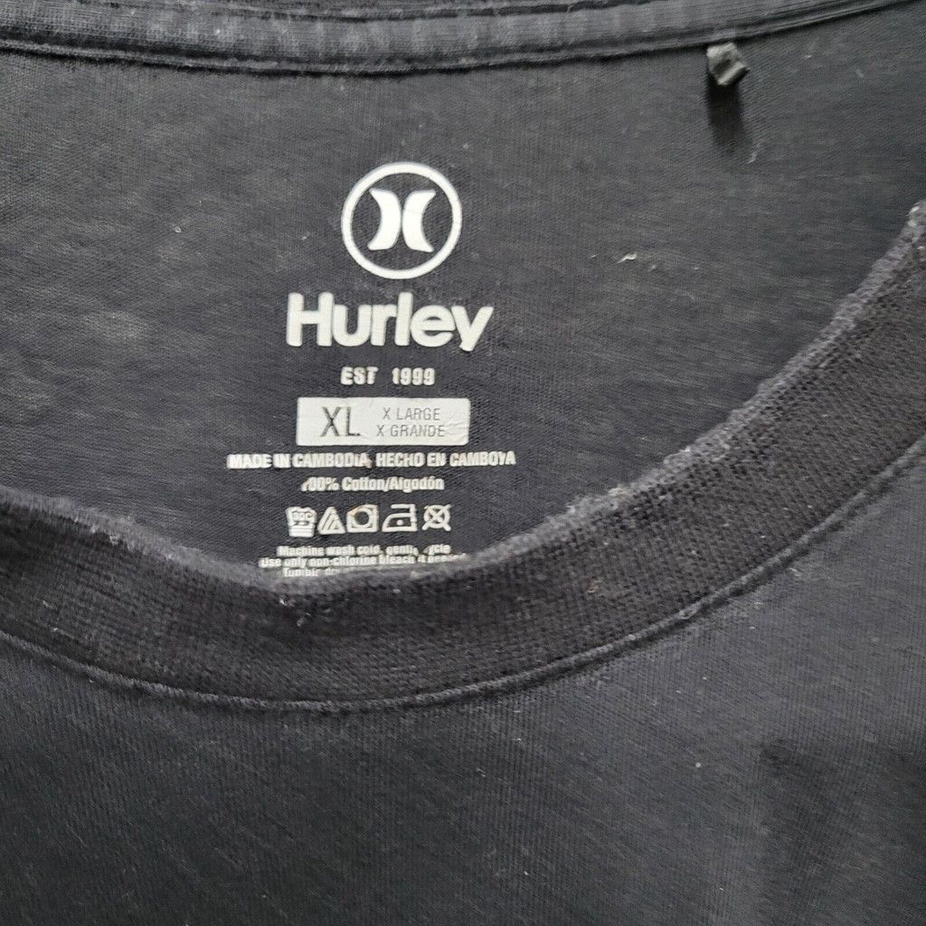 Hurley Hurley Men's Long Sleeves Shirt Black Size XL. Pre-owned Size US XL / EU 56 / 4 - 6 Thumbnail
