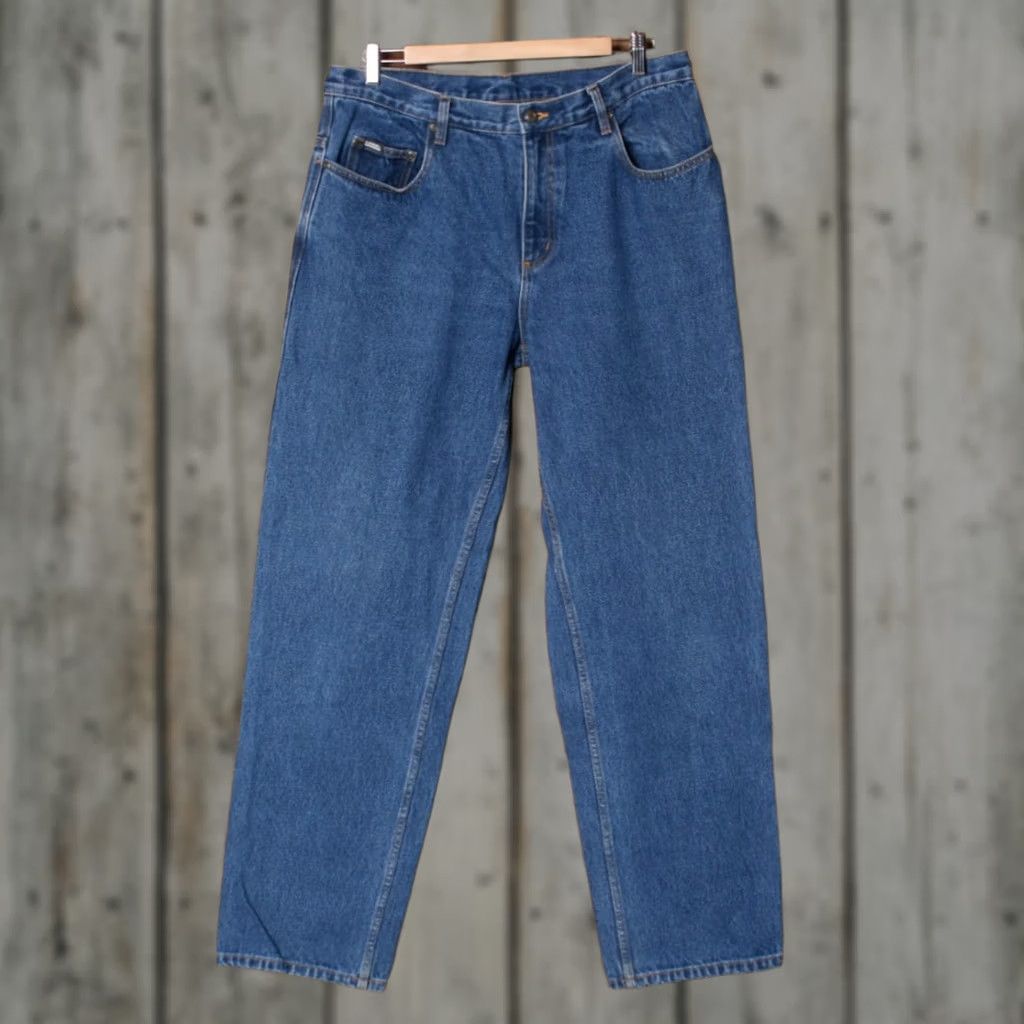 SOREL SOREL Jeans Denim Blue 34x33 Inseam 34x32 Relaxed Fit 100% Cotton Men Straight Mid Rise 10-12 in Regular Inseam 33 in Cambodia Denim Blue Jeans Mens Size US 34 / EU 50 - 1 Thumbnail